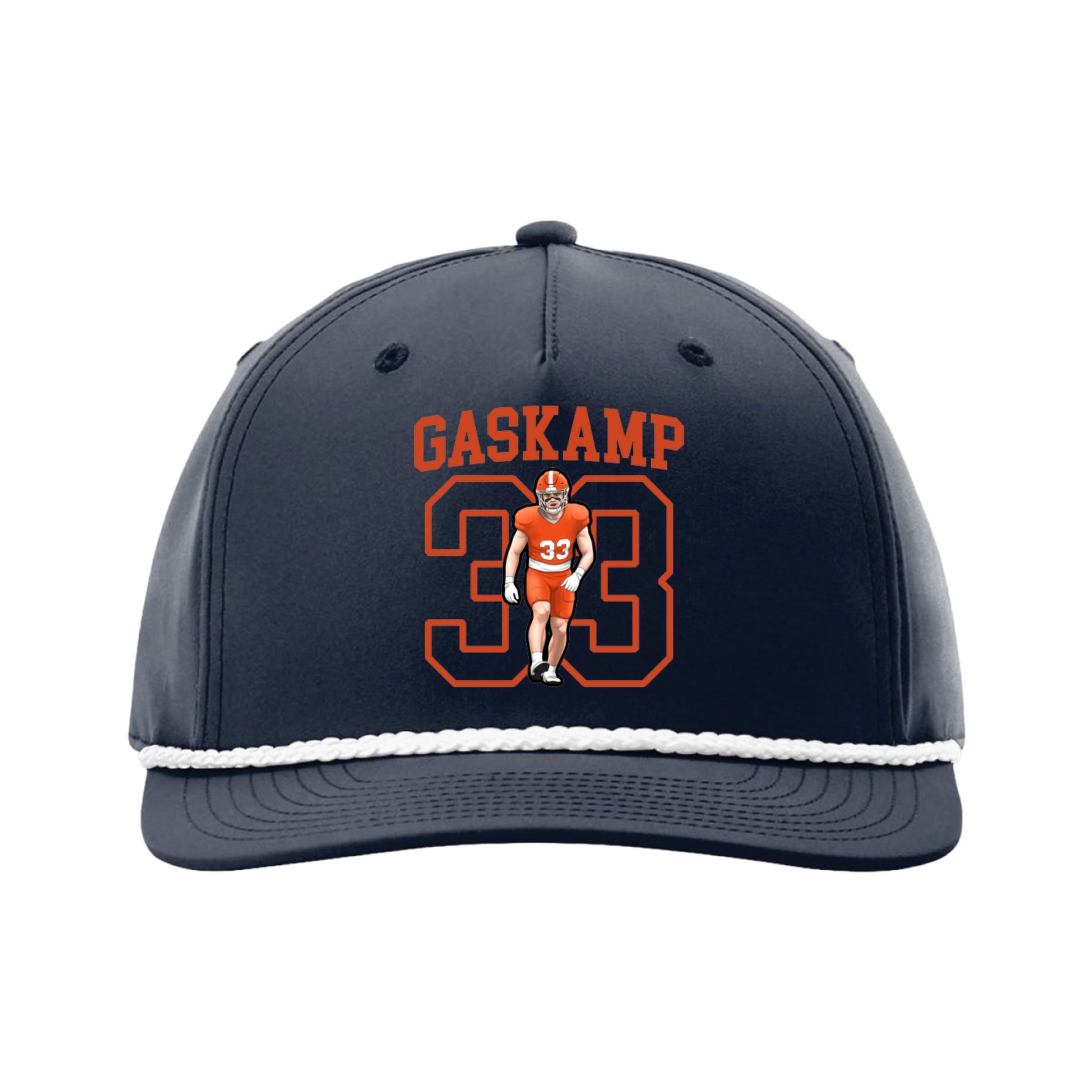 Five-Panel Classic Rope Cap — Shirsey in Navy