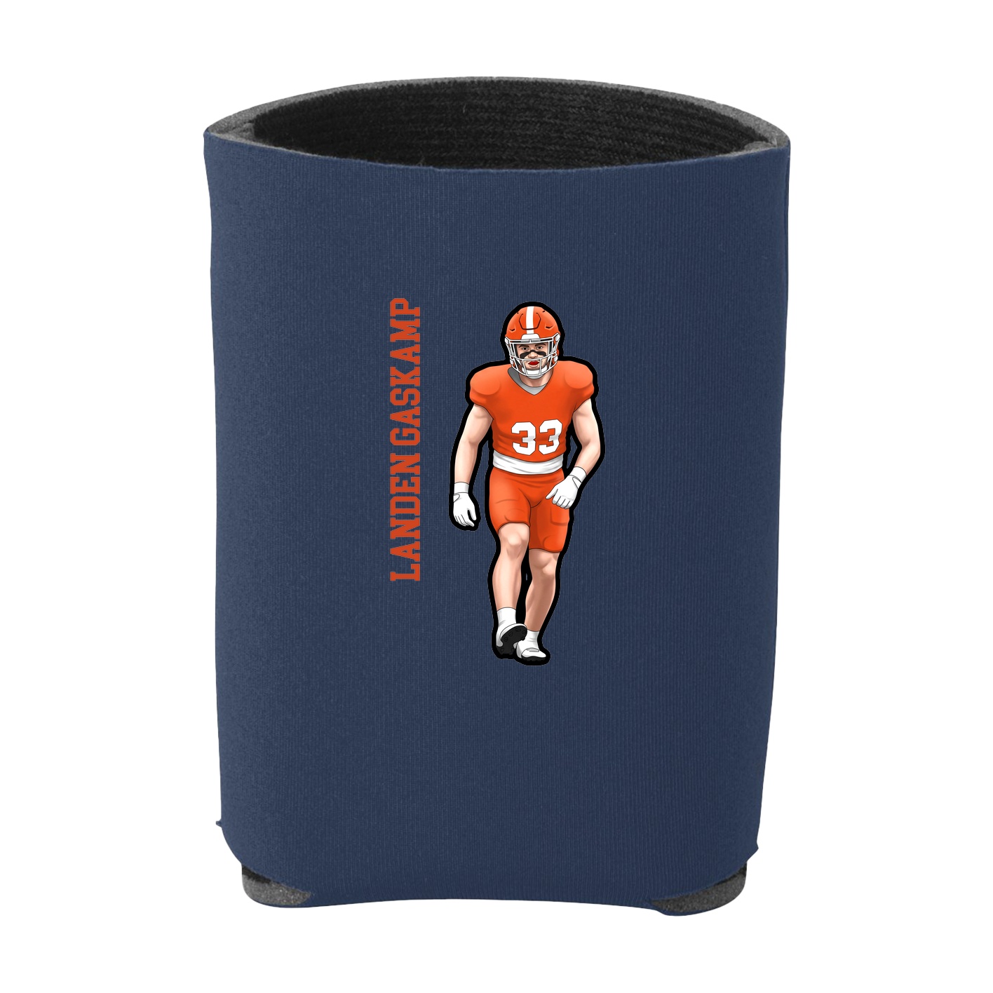Can Holder — Name Vertical in Navy
