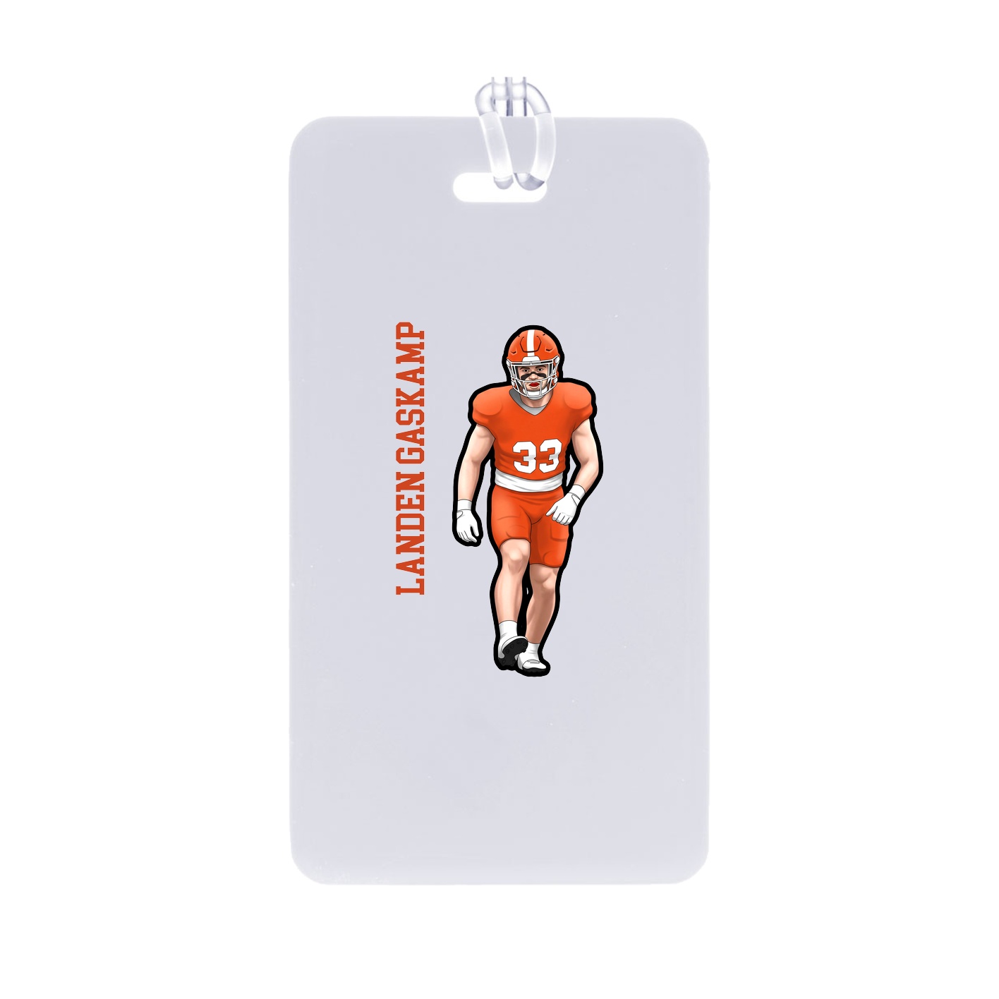 Bag Tag — Name Vertical in Classic