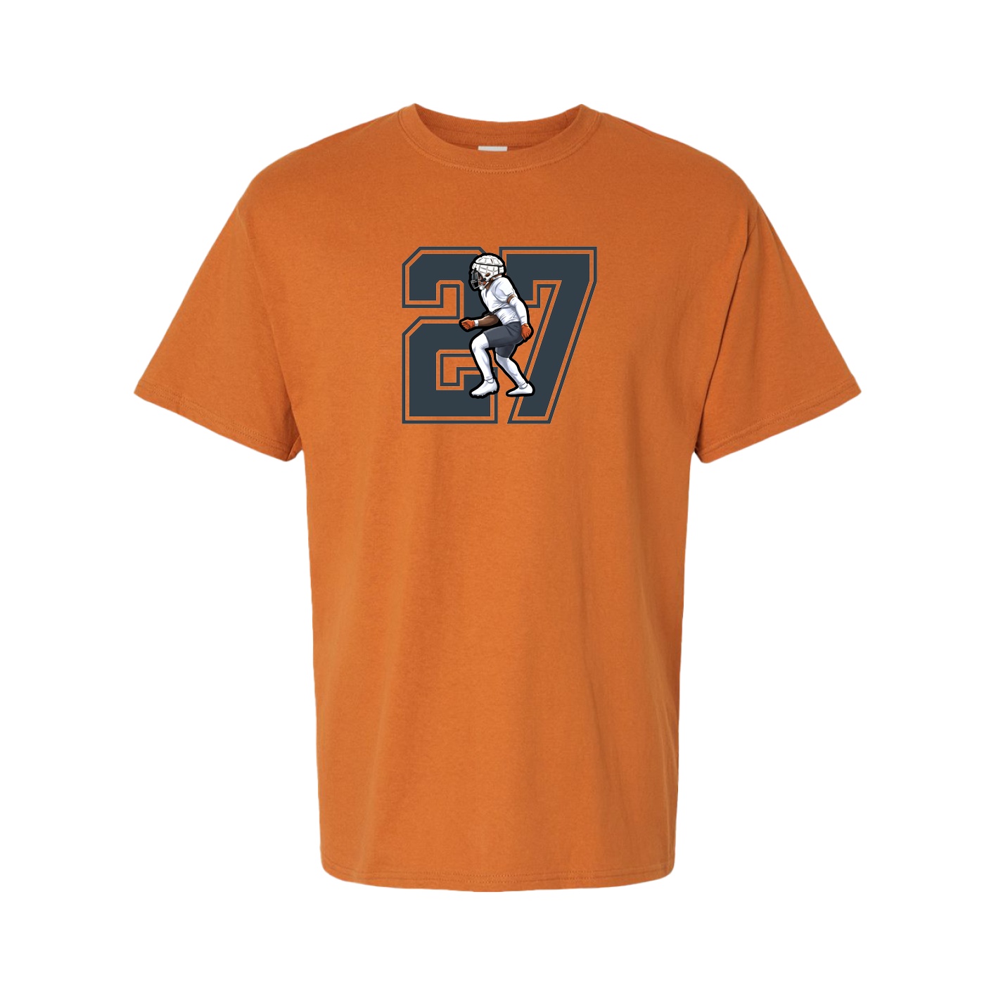 Tee — Number in Orange