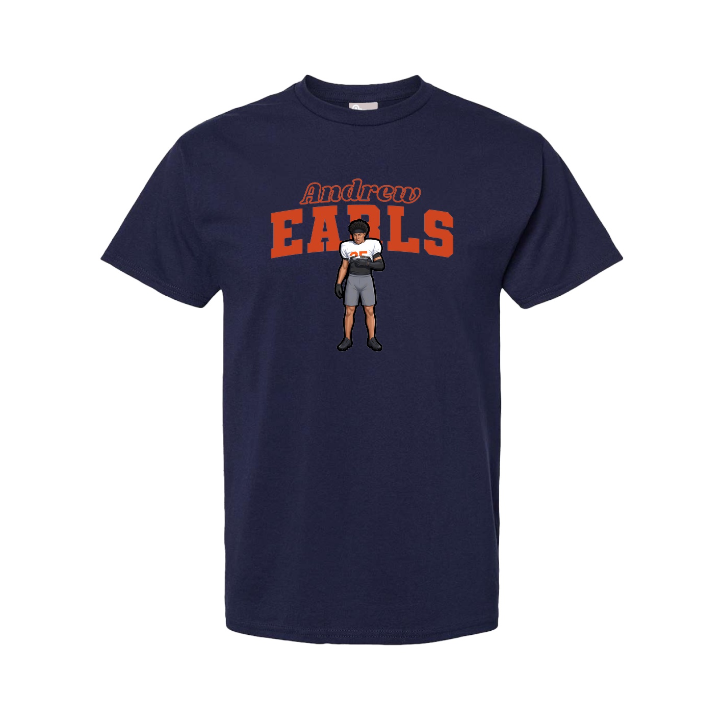 Tee — Name Arch in Navy