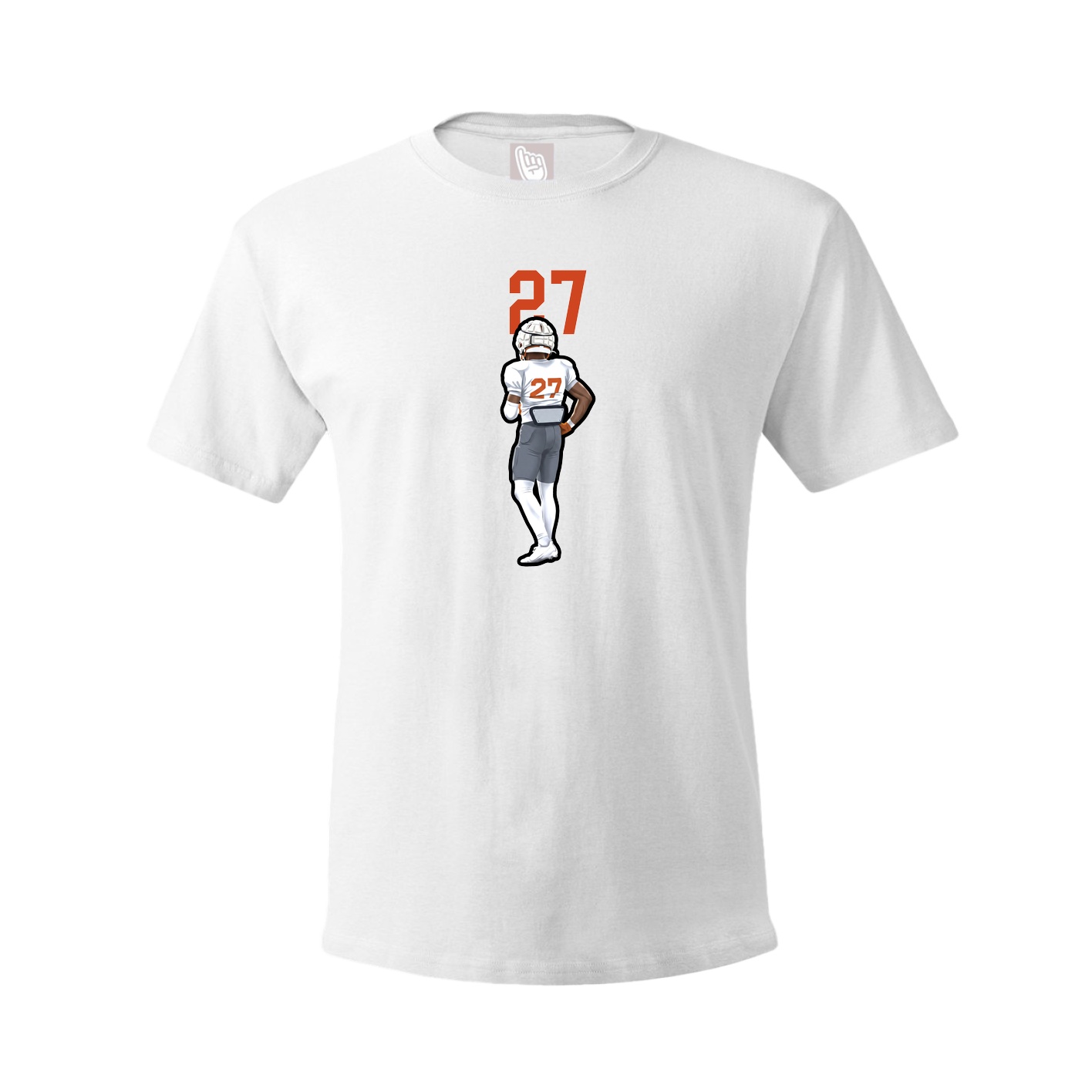 Tee — Number Top in White