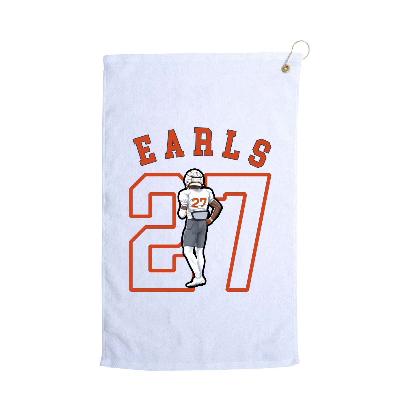 Golf Towel — Shirsey Arch in White