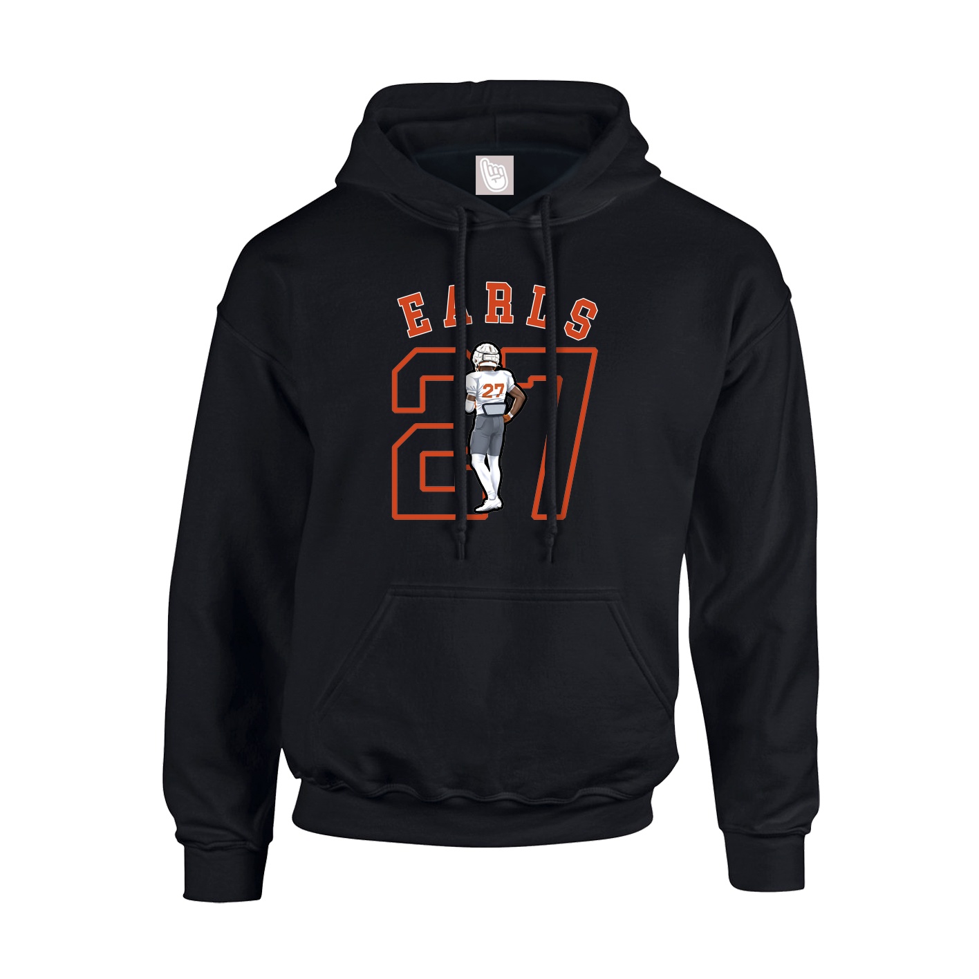Youth Hoodie — Shirsey Arch in Black