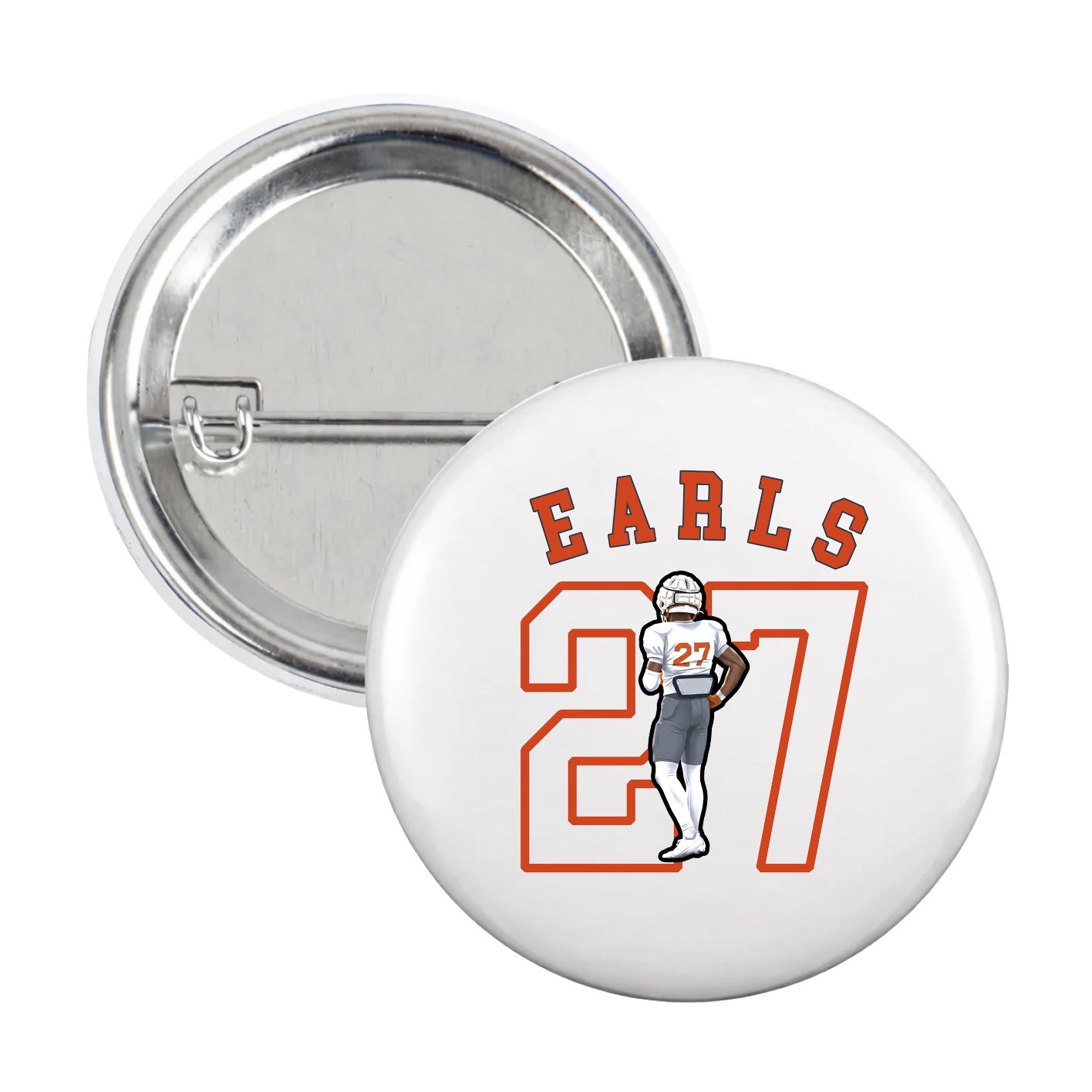 Game Day Button — Shirsey Arch in White