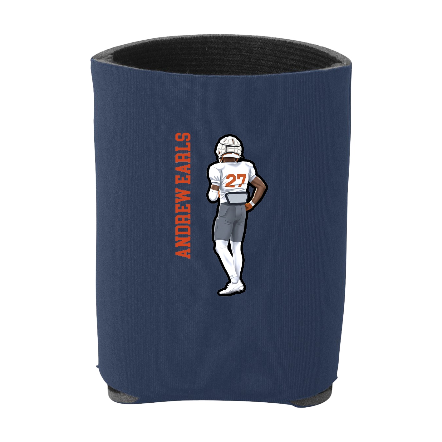 Can Holder — Name Vertical in Navy