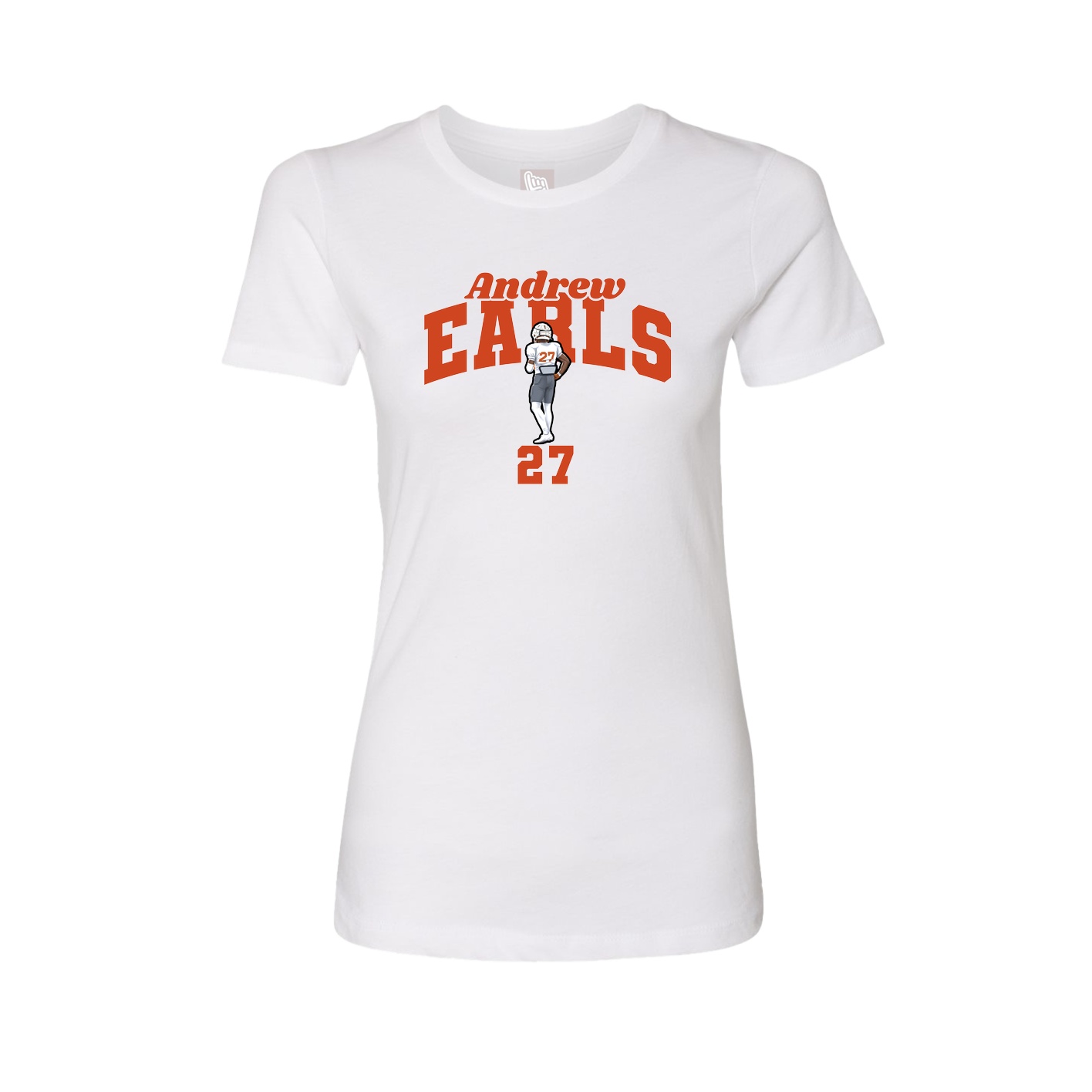 Womens Tee — Signature Arch in White
