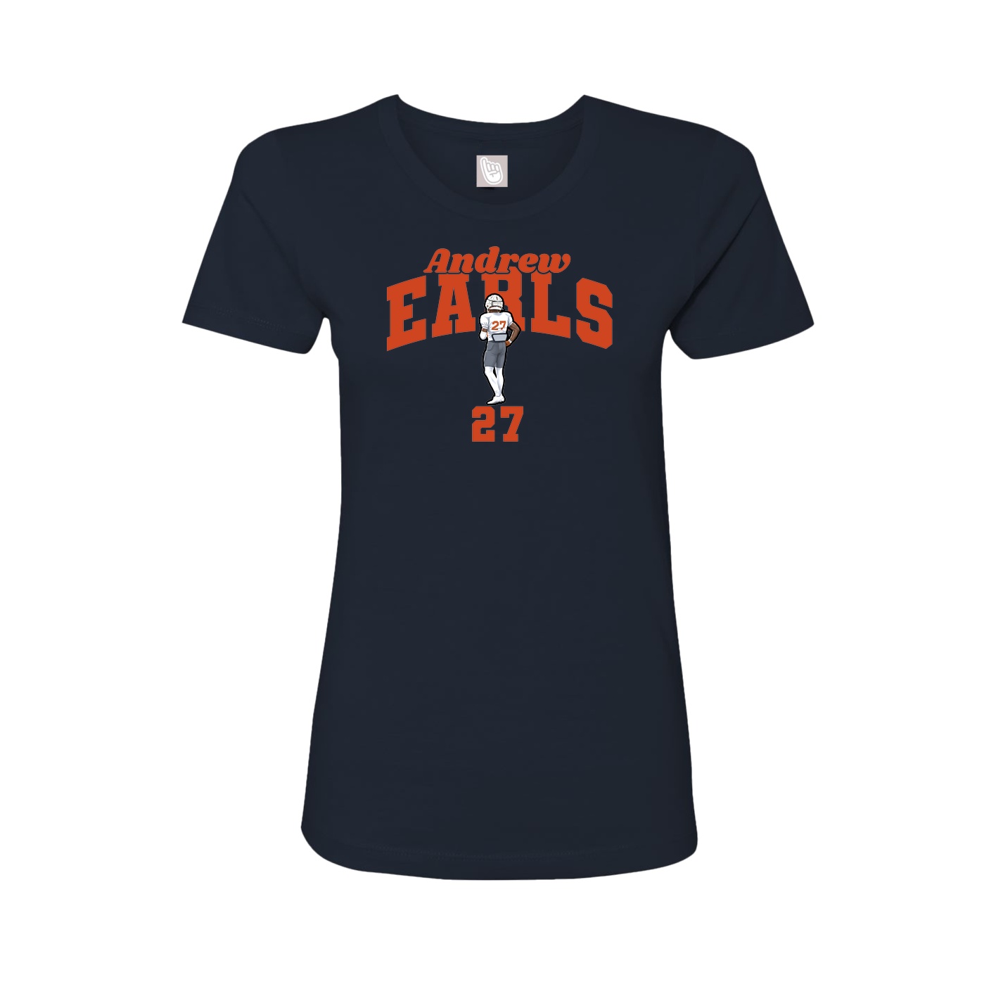 Womens Tee — Signature Arch in Navy