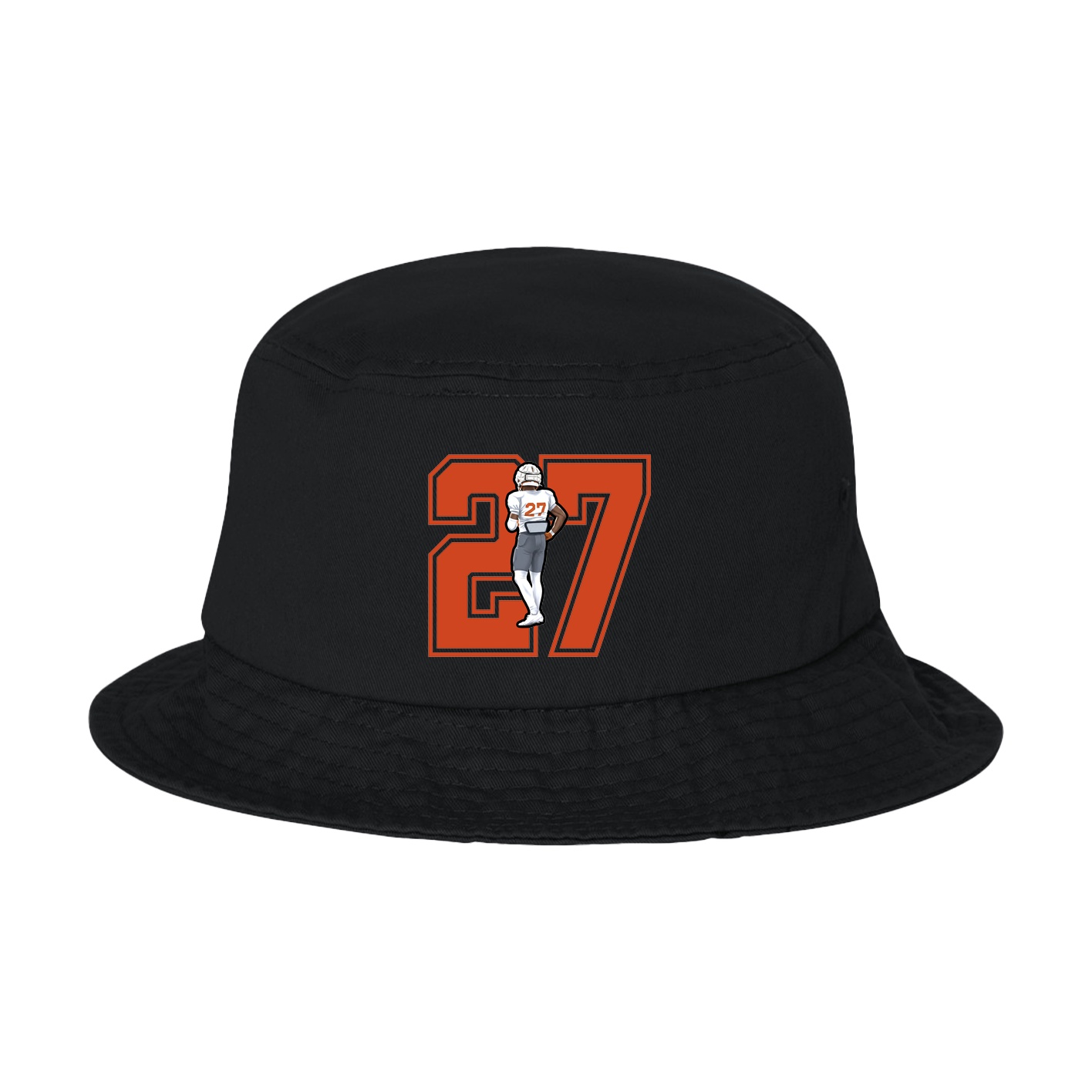 Bucket Cap — Number in Black