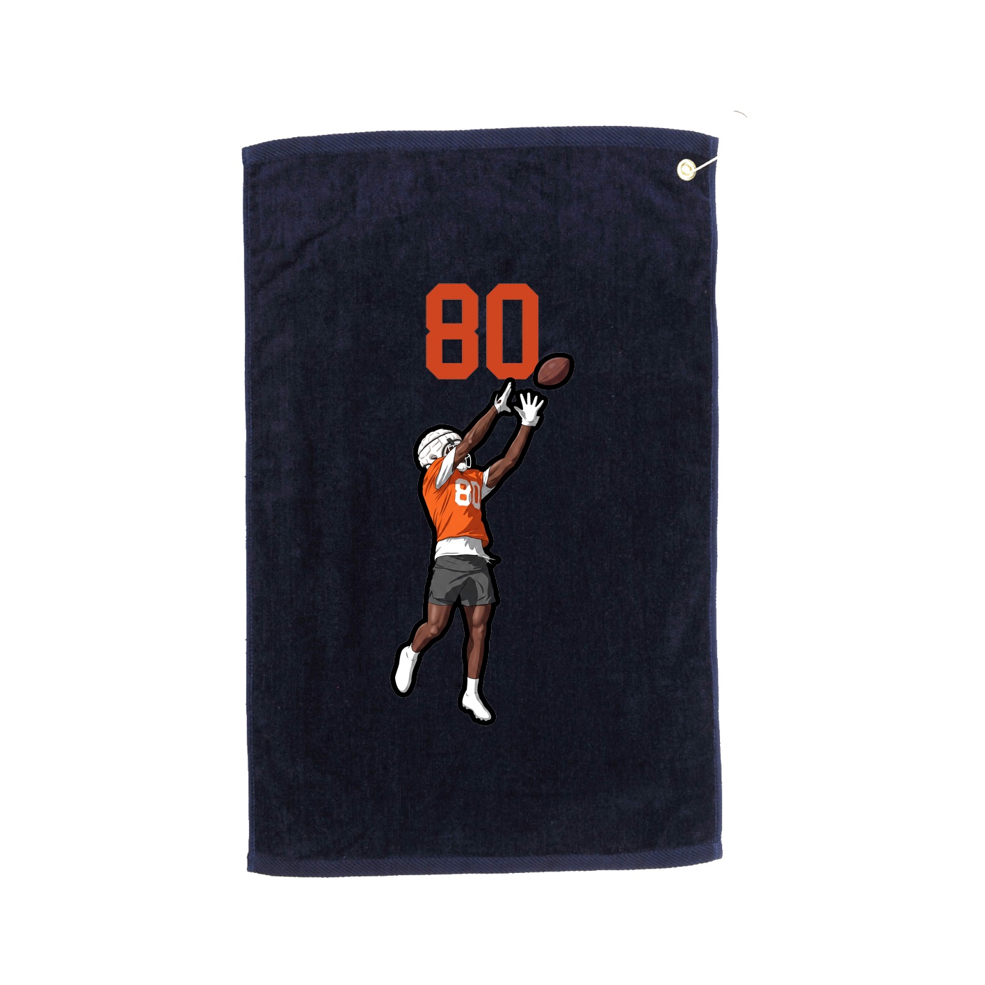 Golf Towel — Number Top in Navy