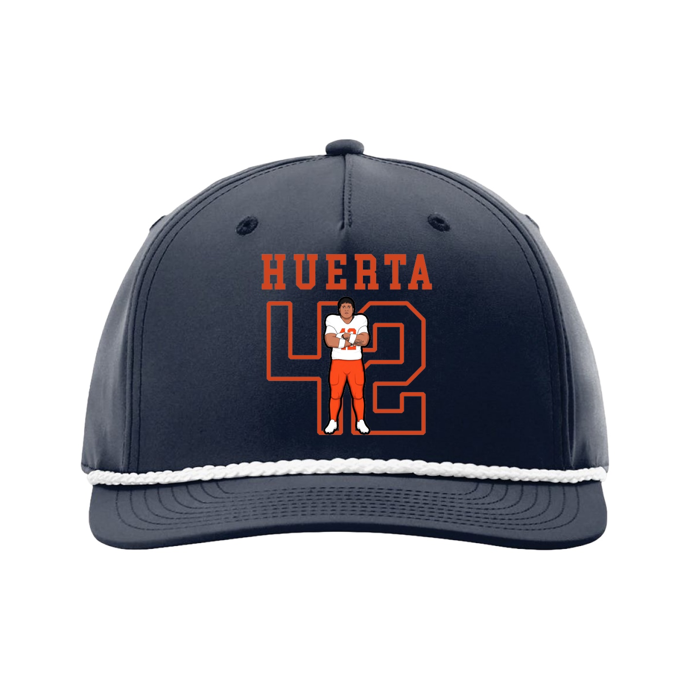 Five-Panel Classic Rope Cap — Shirsey in Navy
