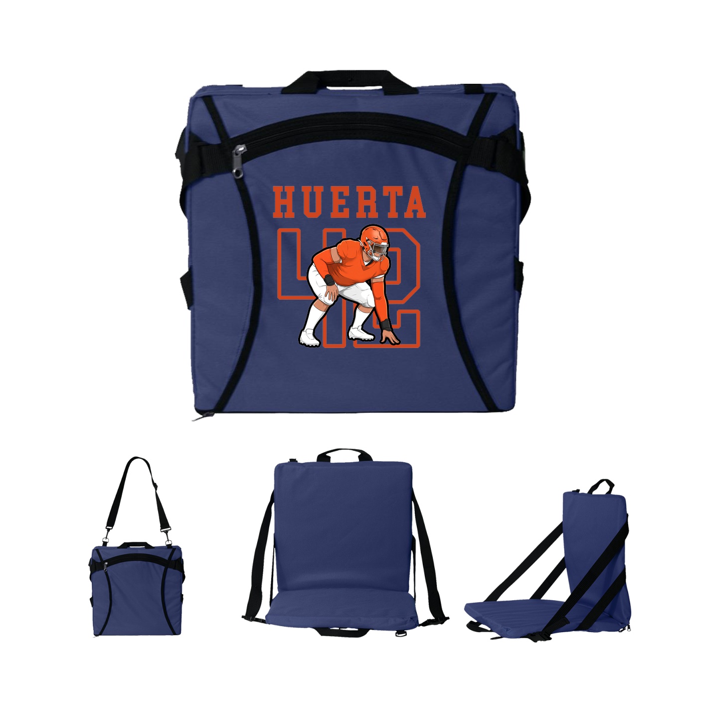 Folding Stadium Seat — Shirsey in Navy