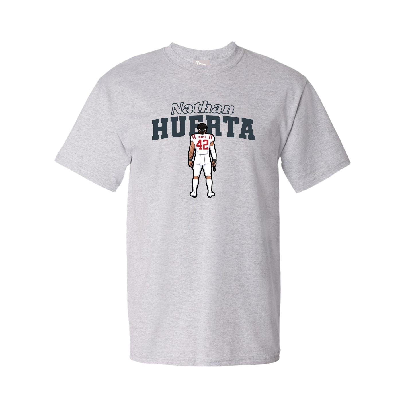 Tee — Name Arch in Grey