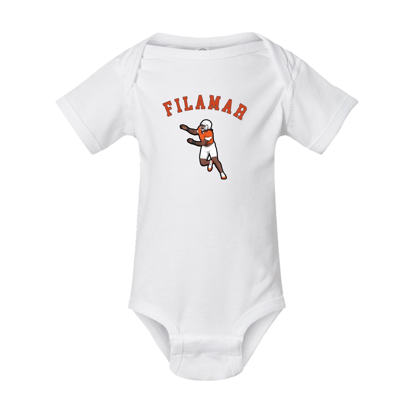 Baby Onesie — Shirsey Arch in White