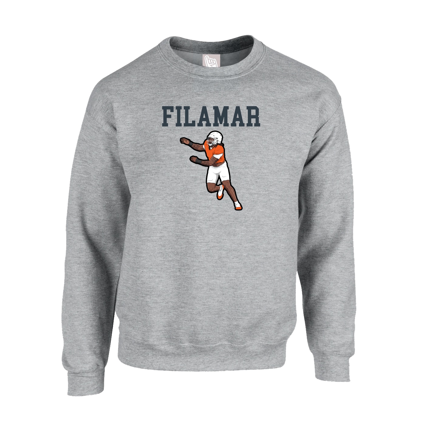 Fleece Crew — Shirsey in Grey