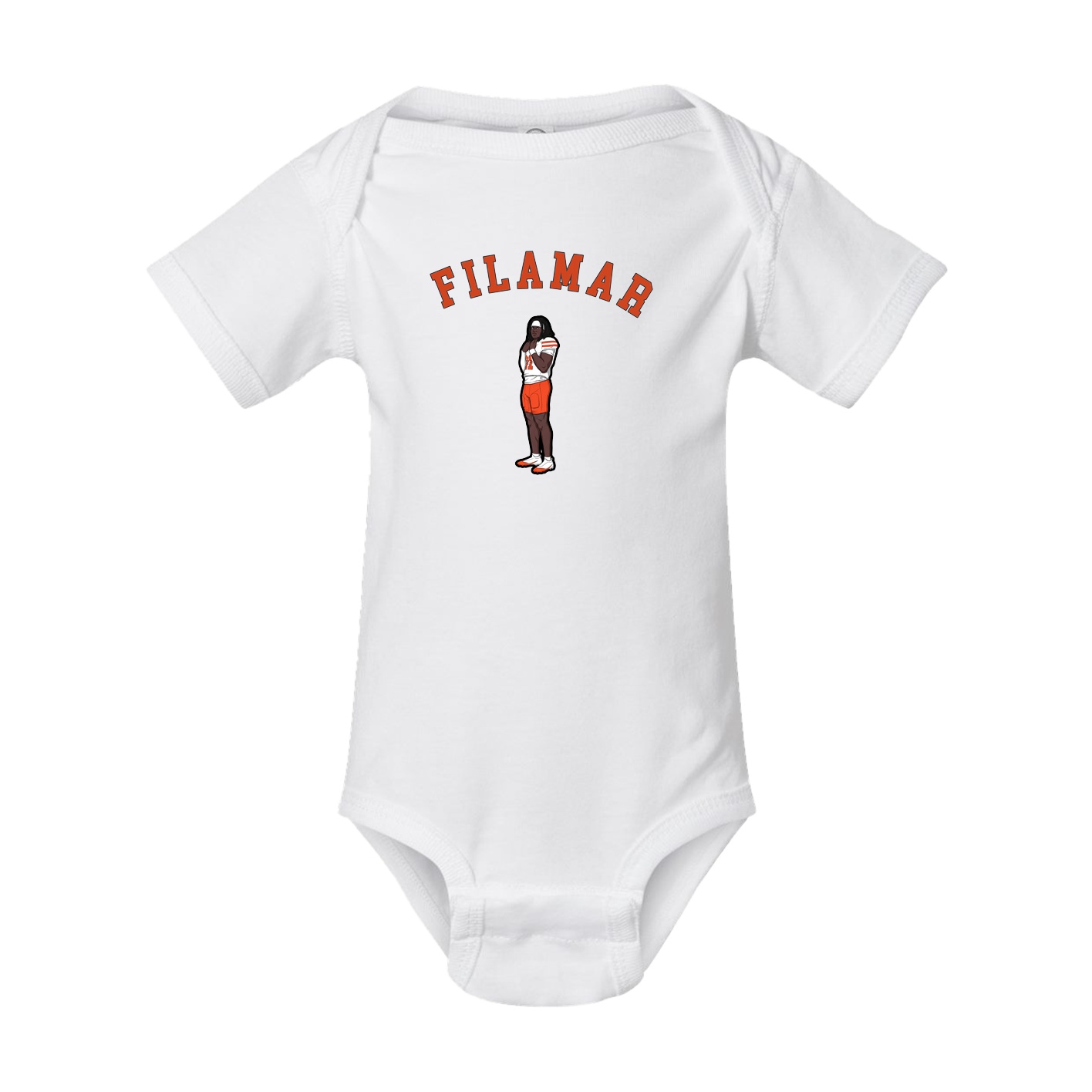 Baby Onesie — Shirsey Arch in White