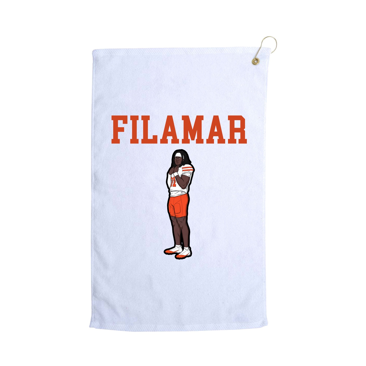 Golf Towel — Shirsey in White