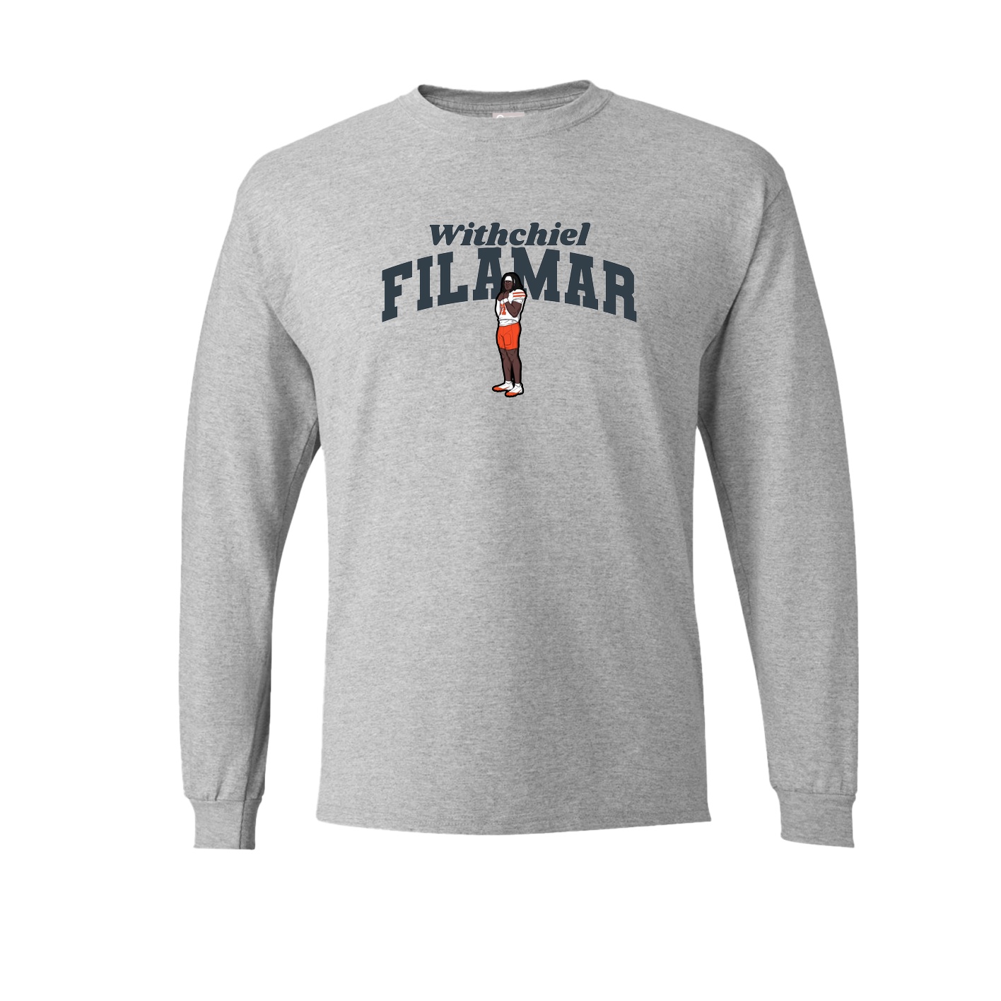 Long Sleeve Tee — Signature Arch in Grey