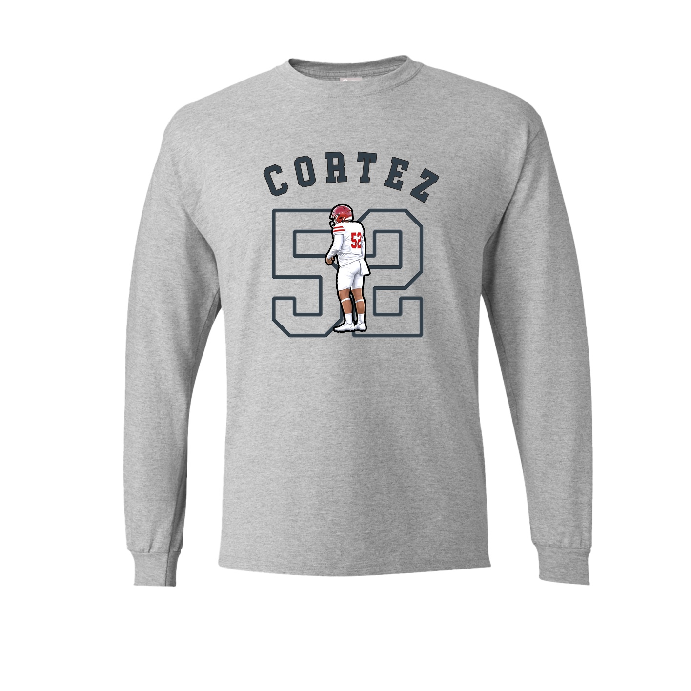 Long Sleeve Tee — Shirsey Arch in Grey