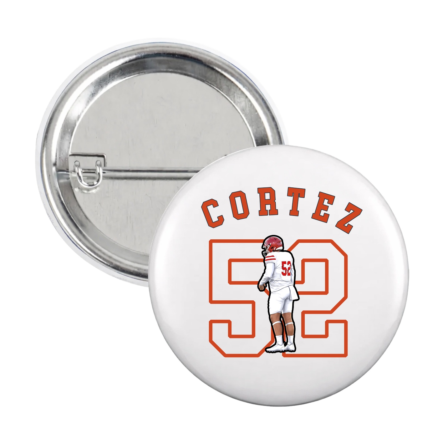 Game Day Button — Shirsey Arch in White