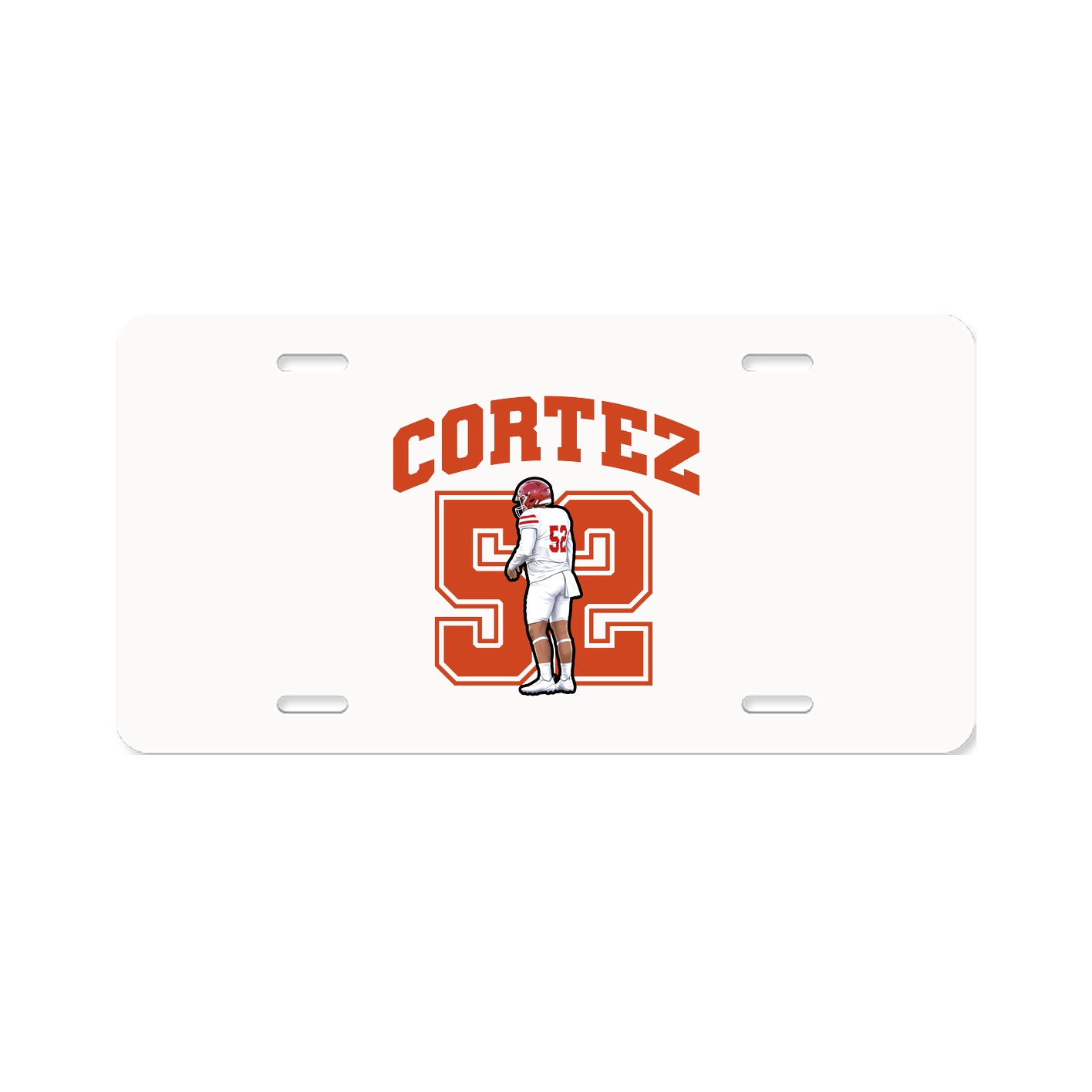 License Plate — Number in Classic
