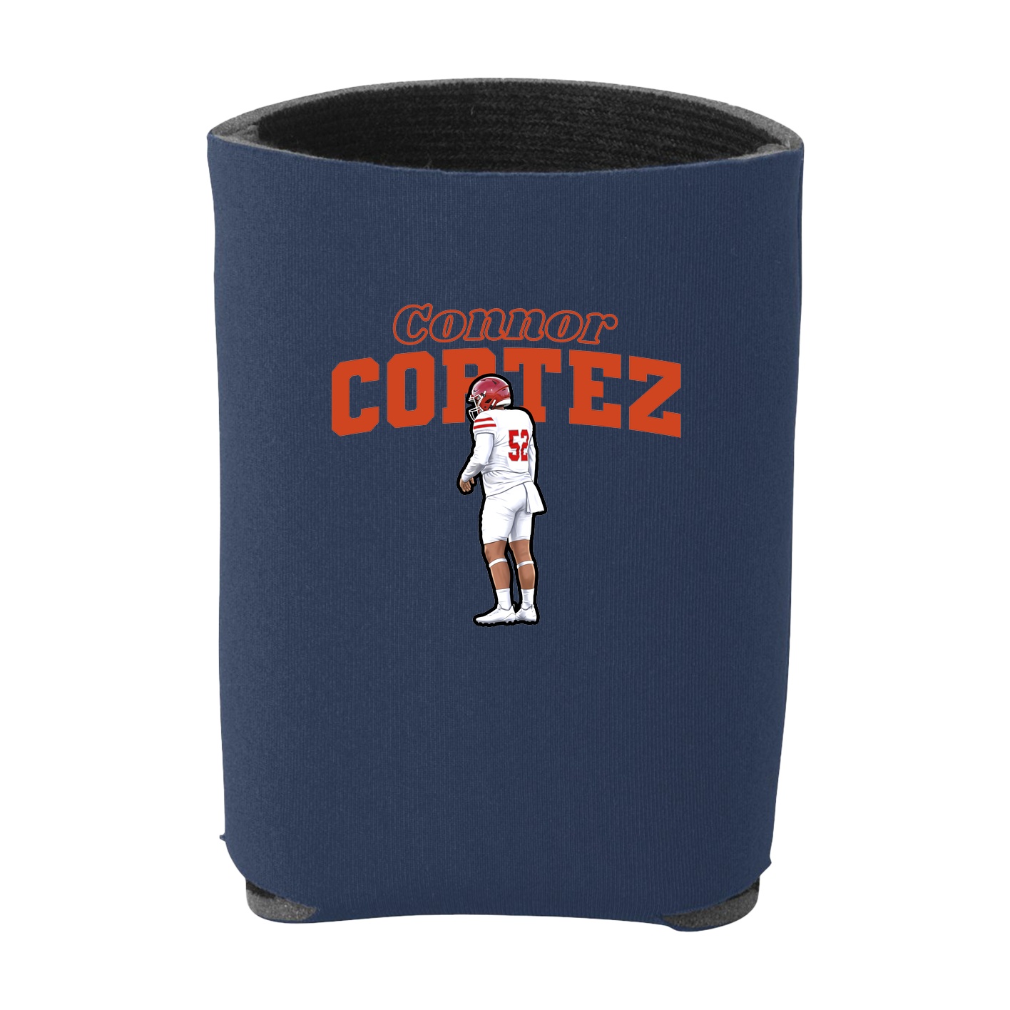 Can Holder — Name Arch in Navy