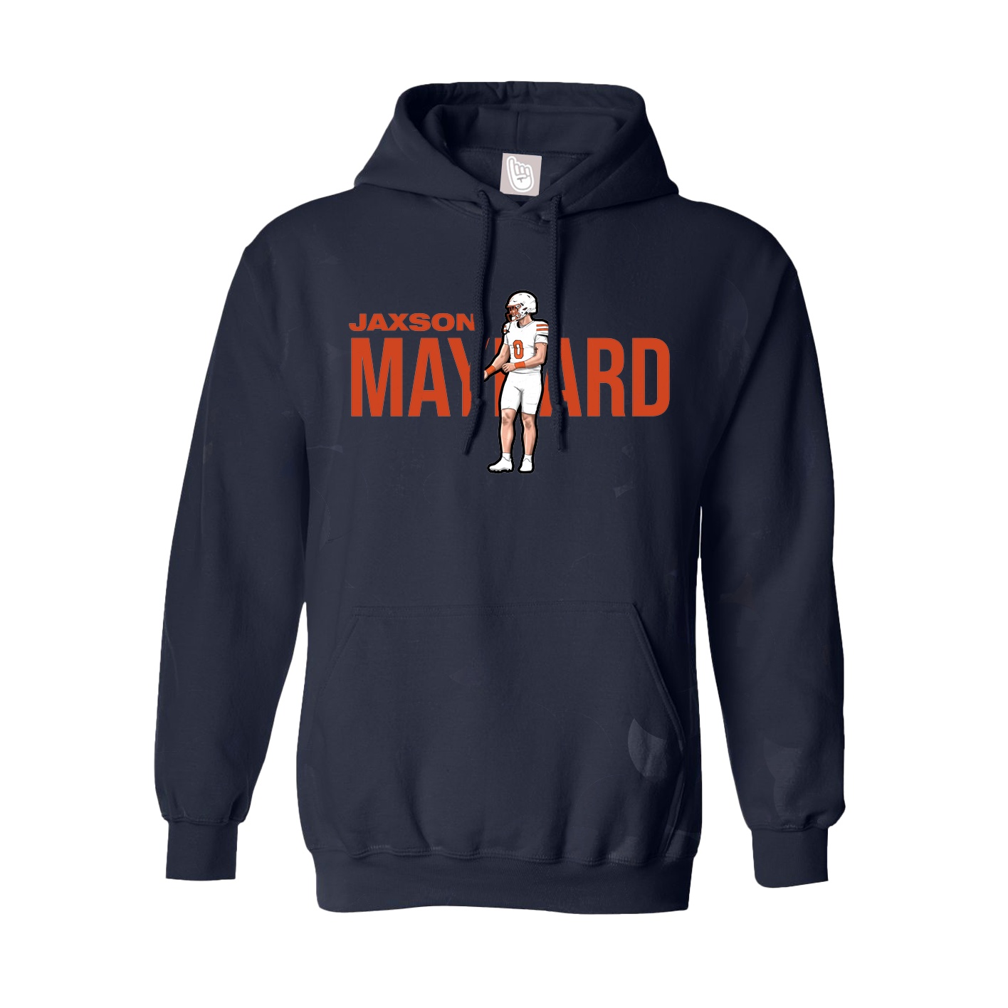 Hoodie — Player Name in Navy