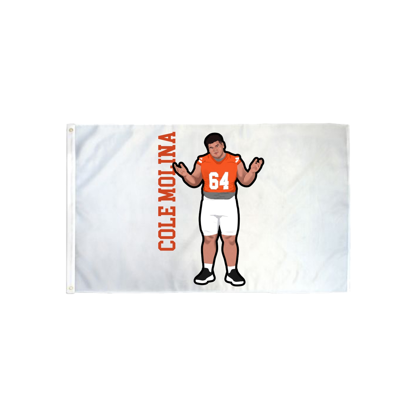 3x5 Flag — Name Vertical in Classic