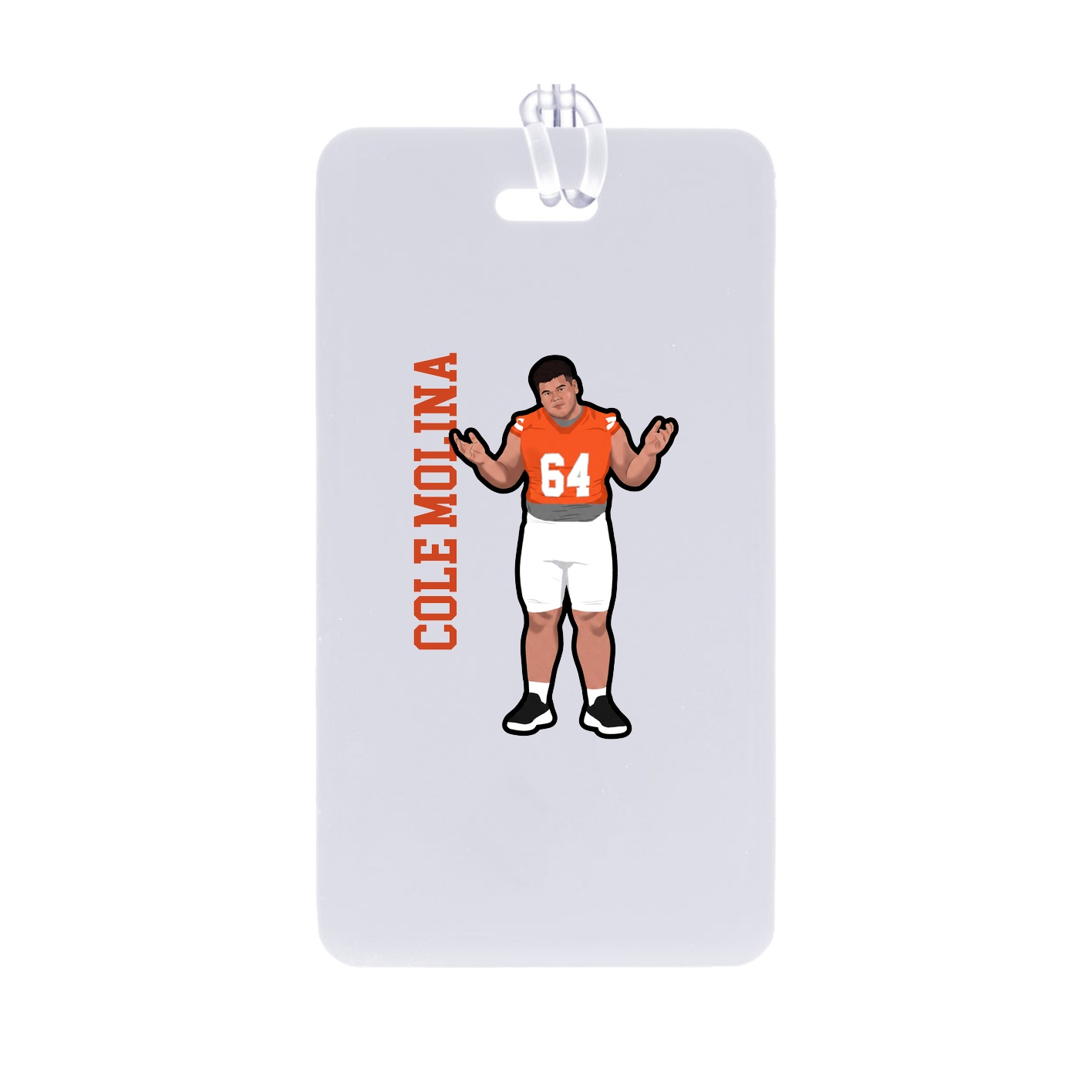 Bag Tag — Name Vertical in Classic