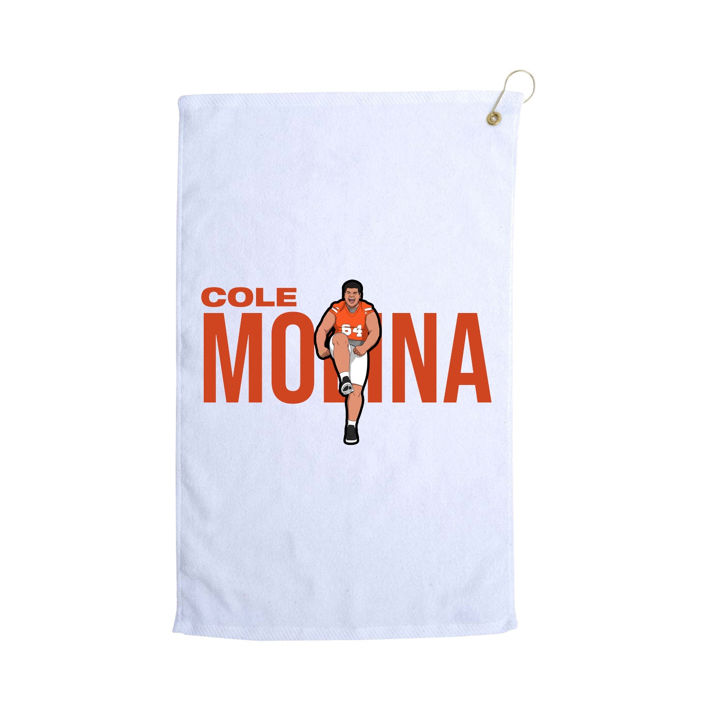 Golf Towel — Player Name in White