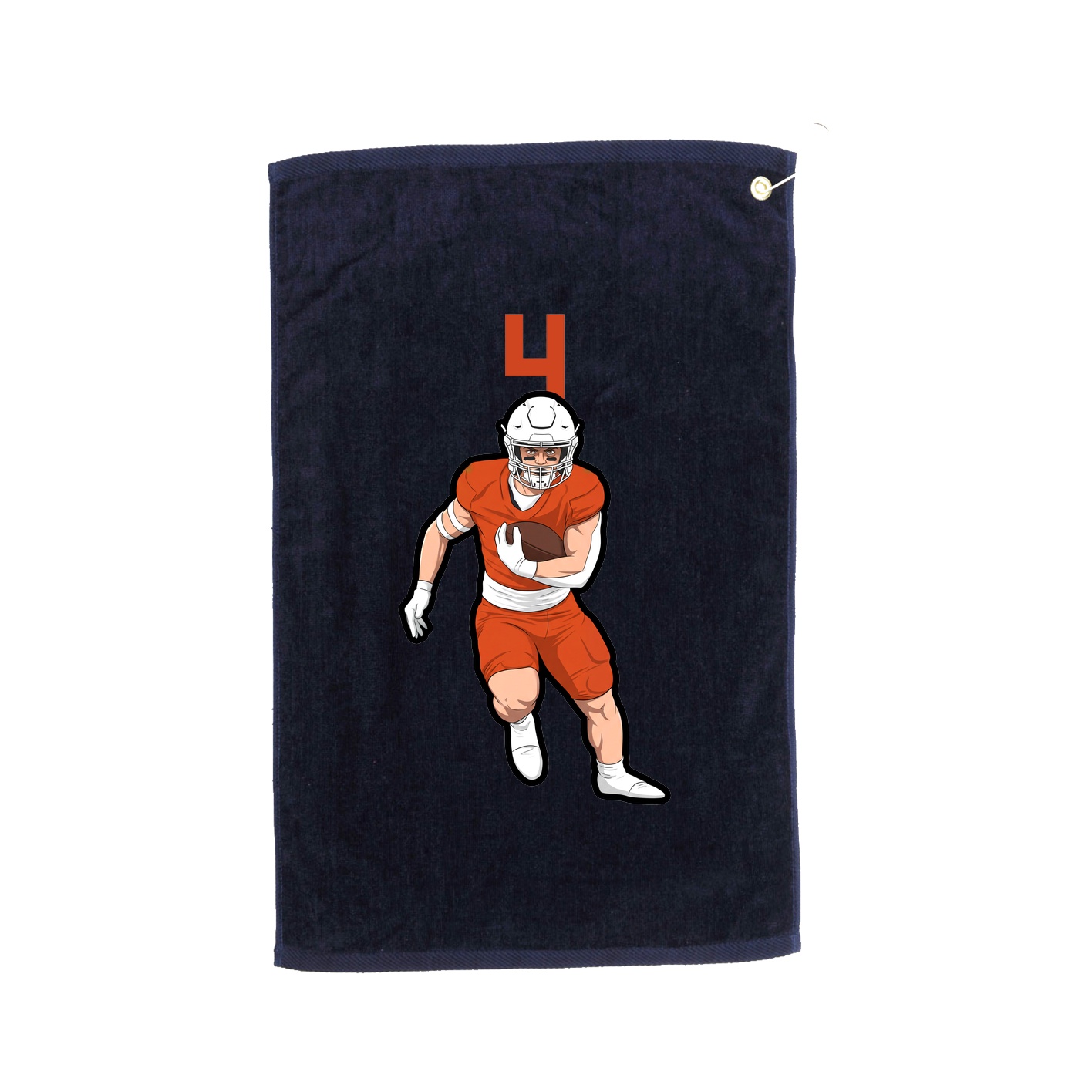 Golf Towel — Number Top in Navy