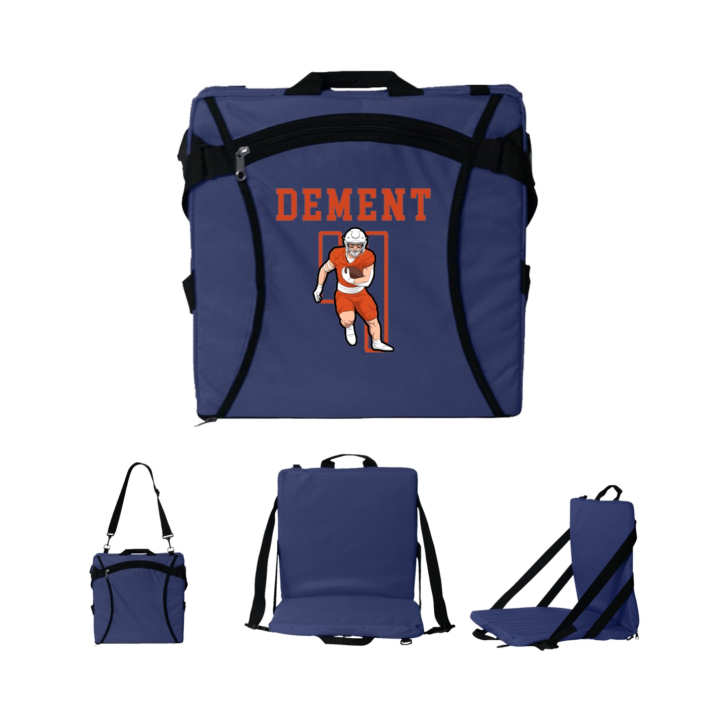 Folding Stadium Seat — Shirsey in Navy