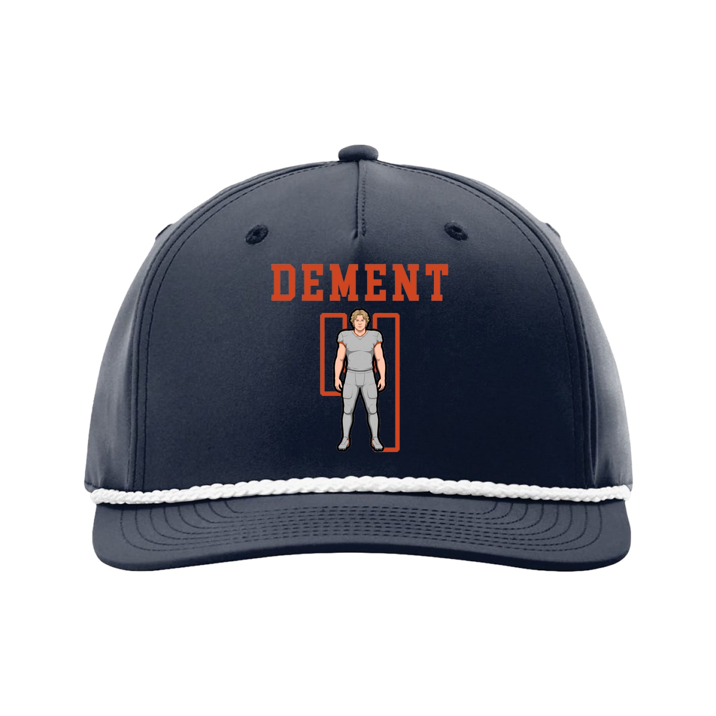 Five-Panel Classic Rope Cap — Shirsey in Navy
