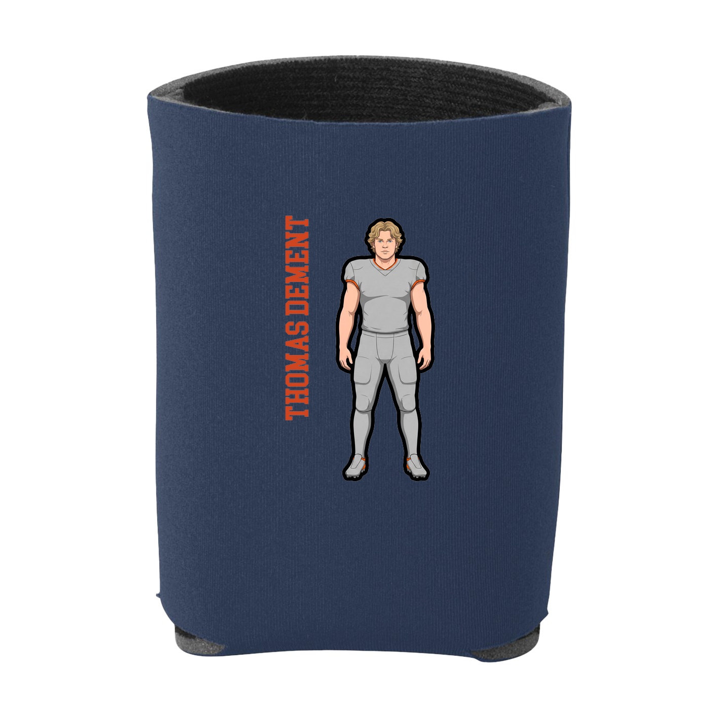 Can Holder — Name Vertical in Navy