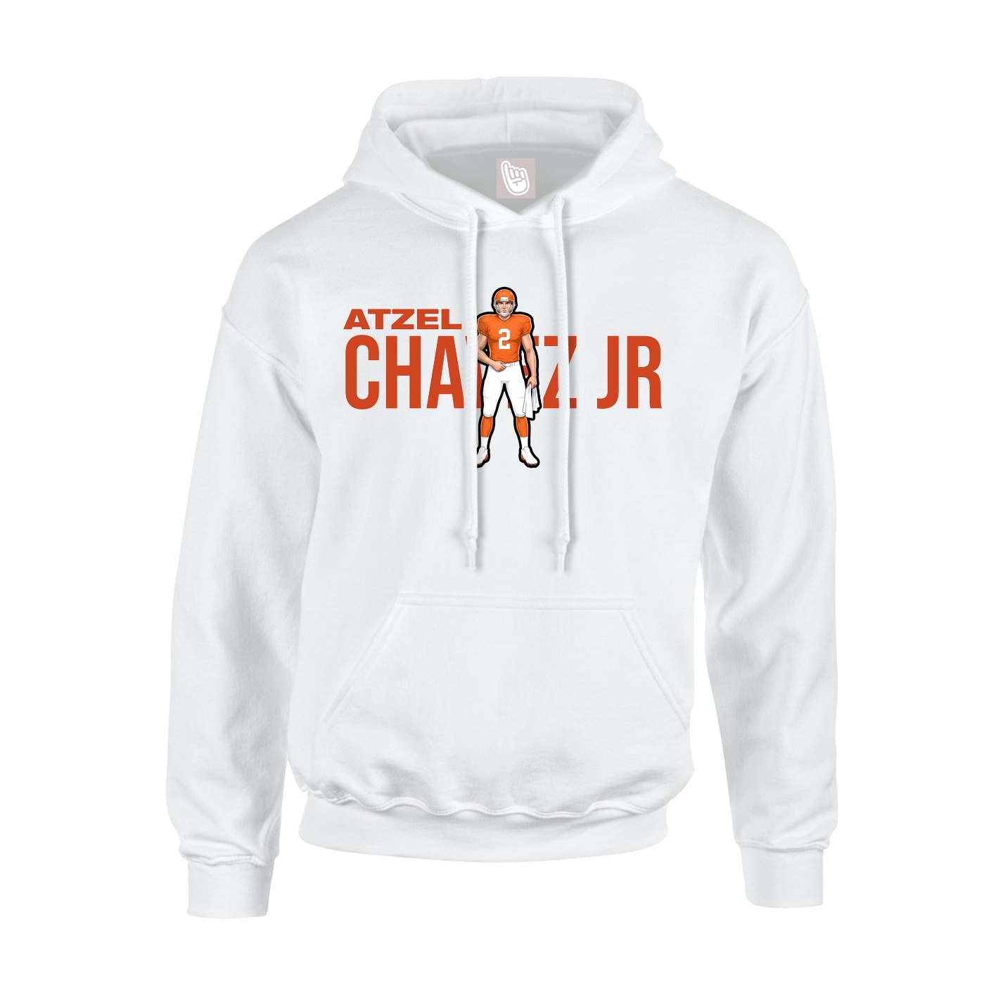 Hoodie — Player Name in White