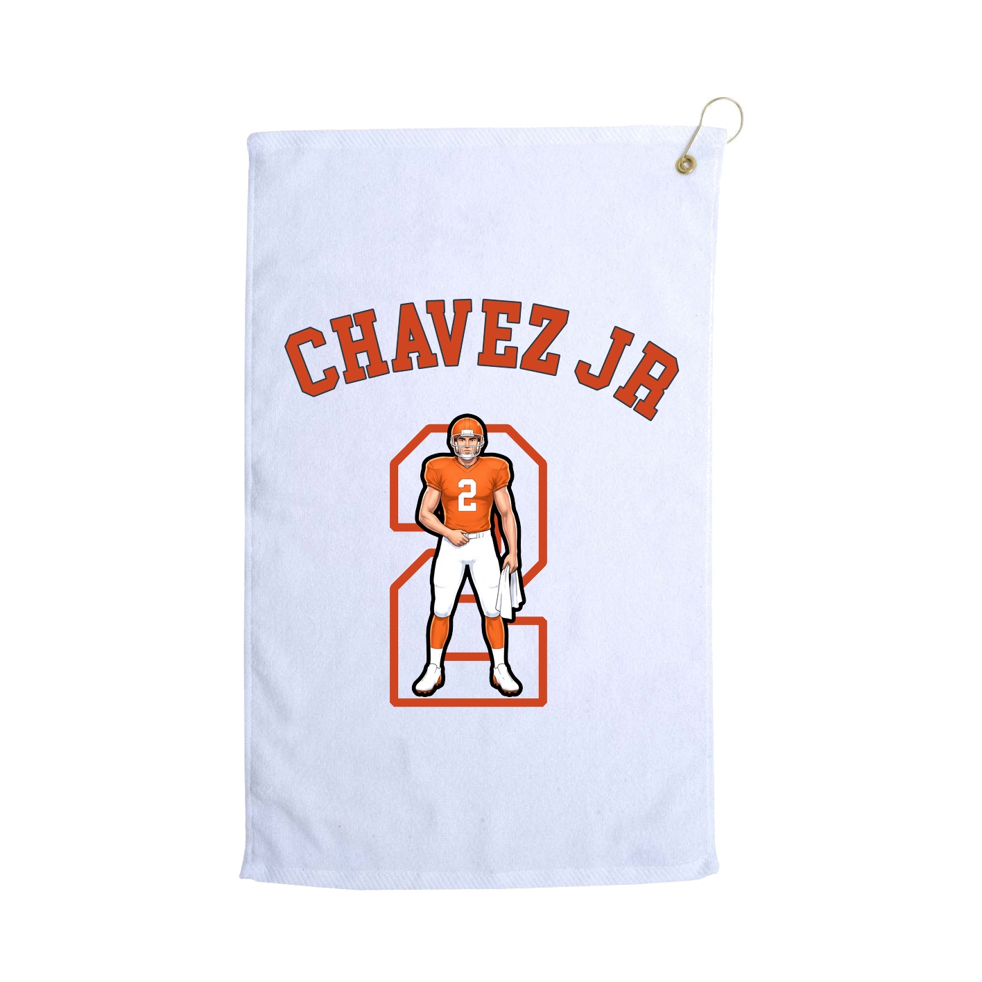 Golf Towel — Shirsey Arch in White