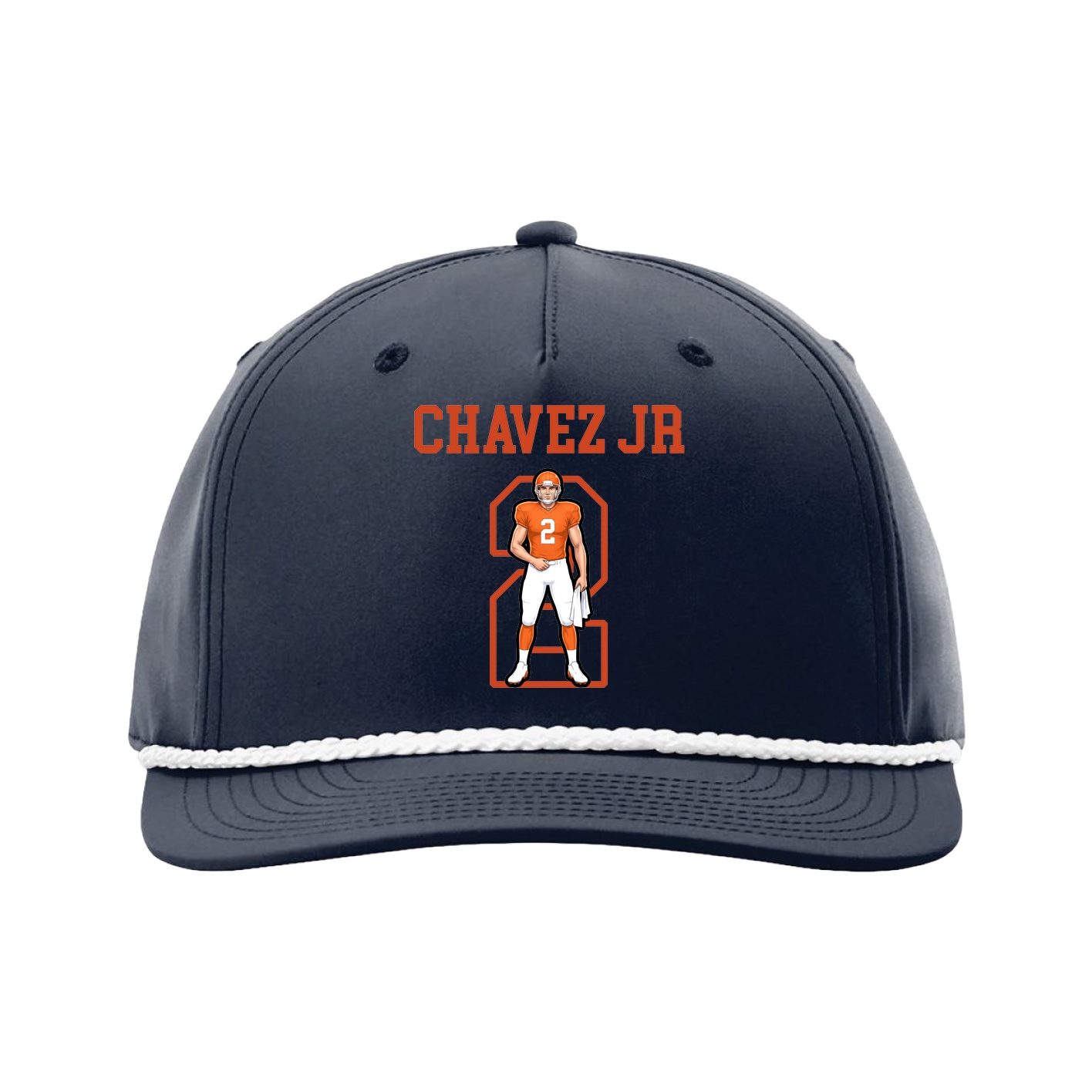 Five-Panel Classic Rope Cap — Shirsey in Navy