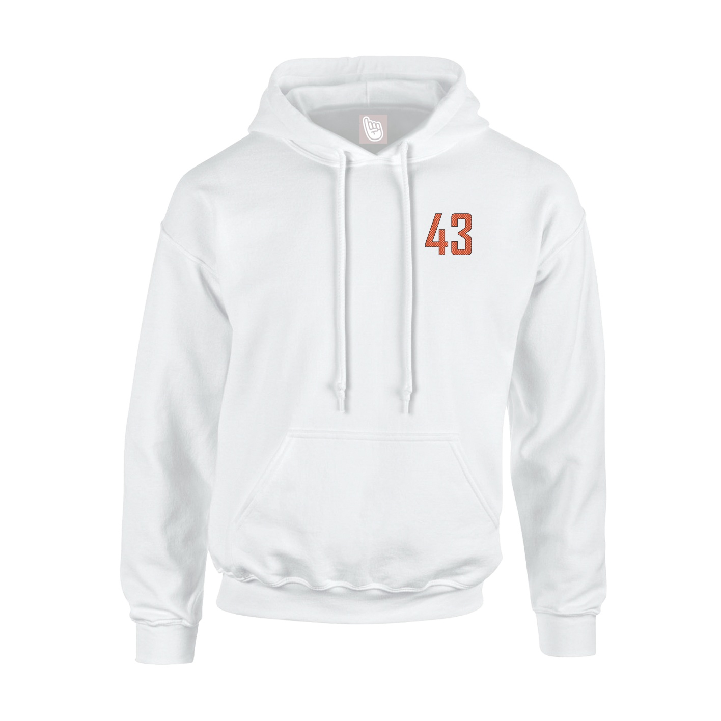 Youth Hoodie — Front Shirsy in White