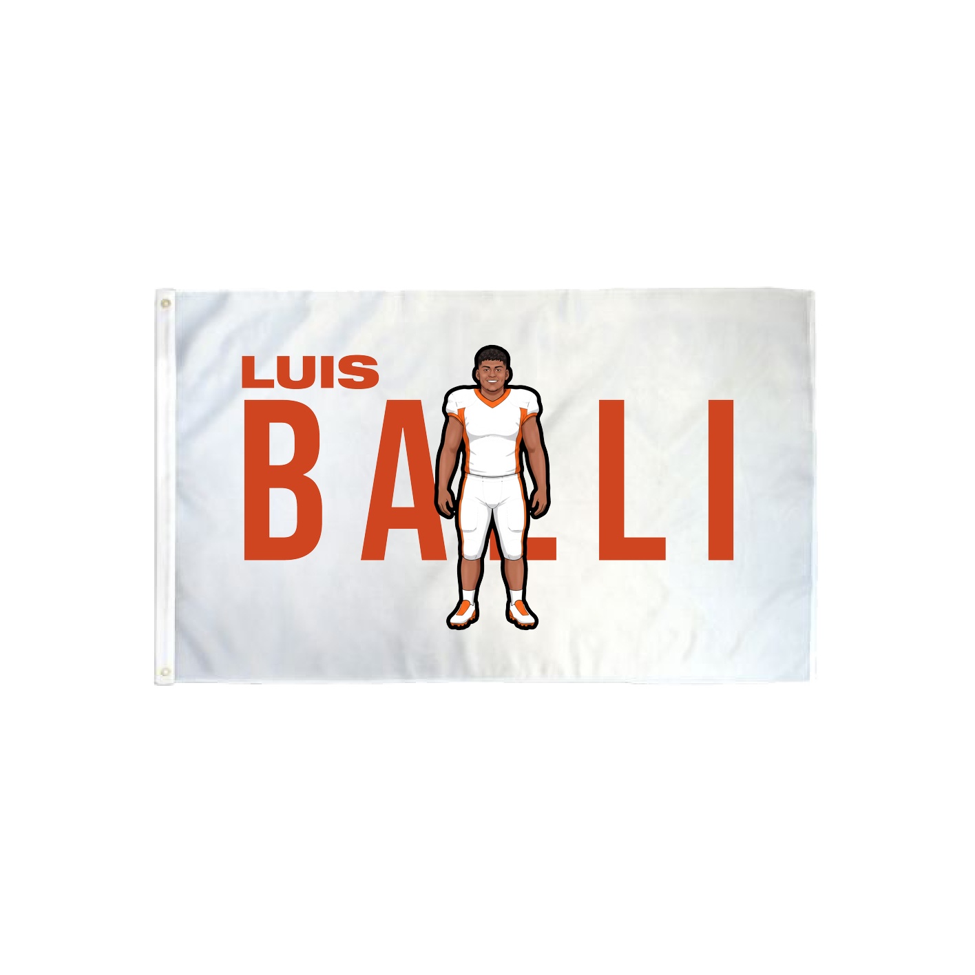 3x5 Flag — Player Name in Classic
