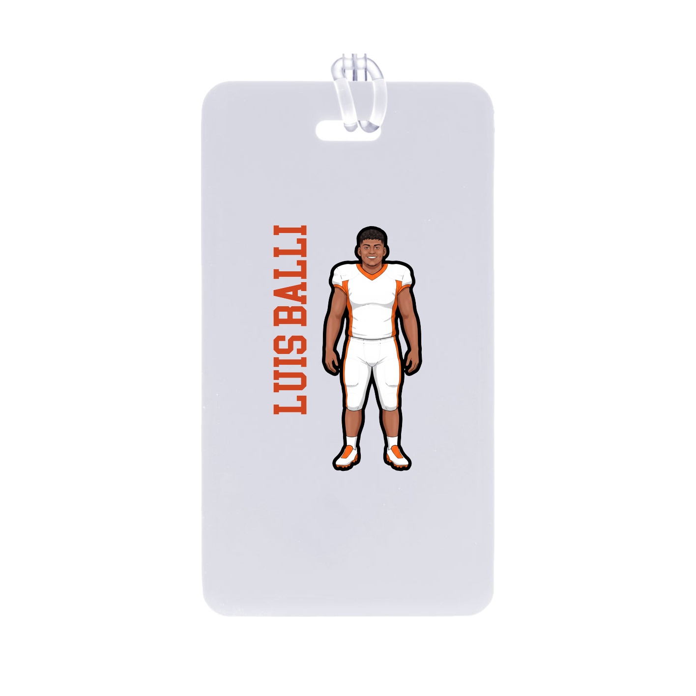 Bag Tag — Name Vertical in Classic