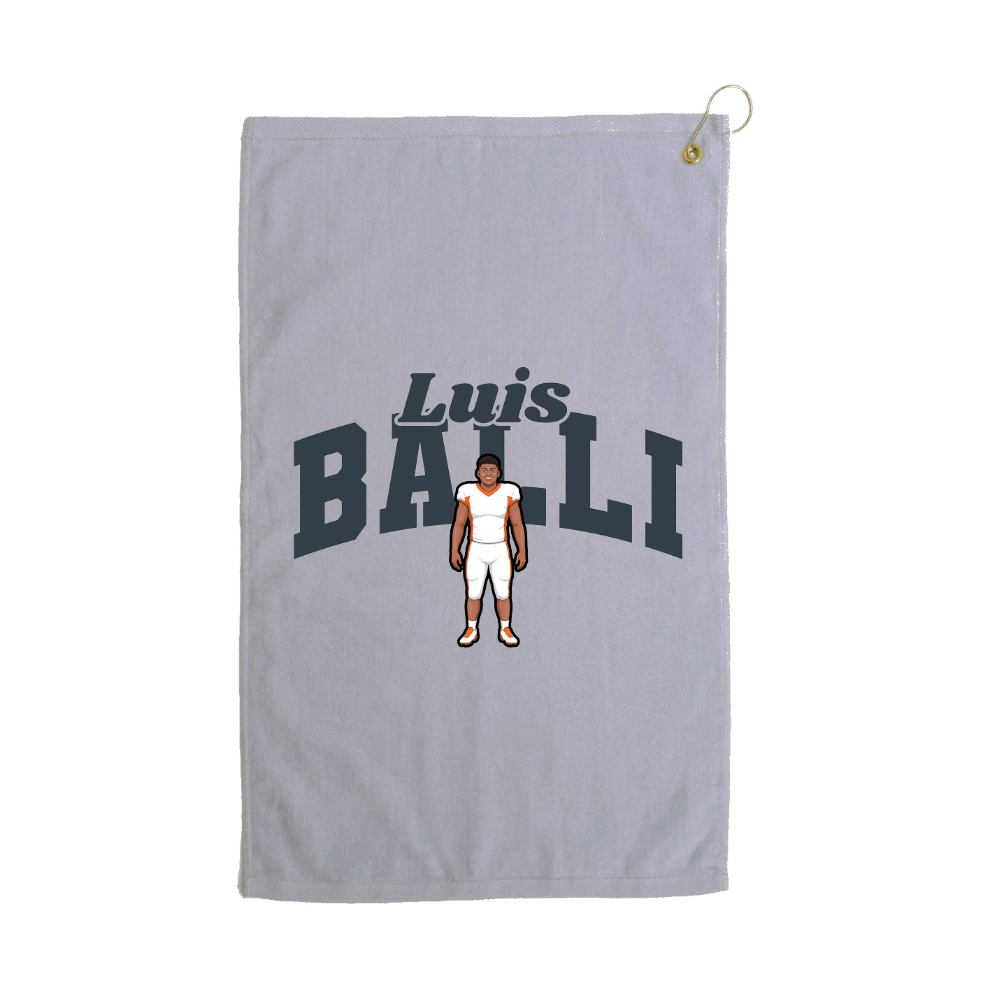 Golf Towel — Signature Arch in Grey