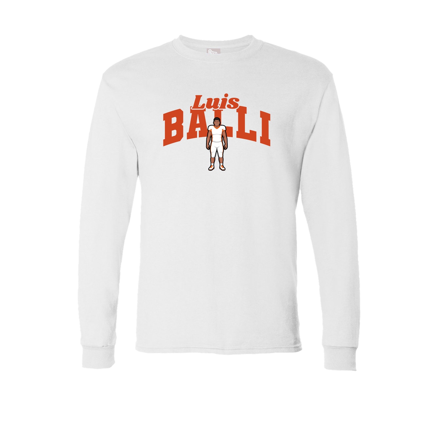 Long Sleeve Tee — Signature Arch in White