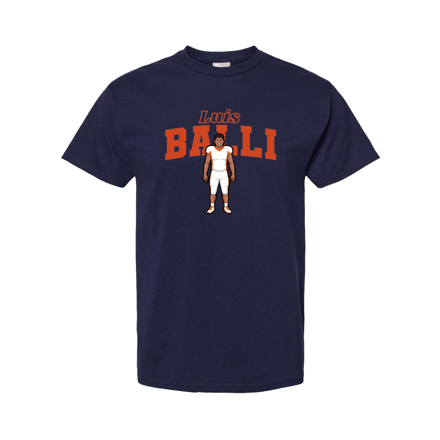 Tee — Name Arch in Navy
