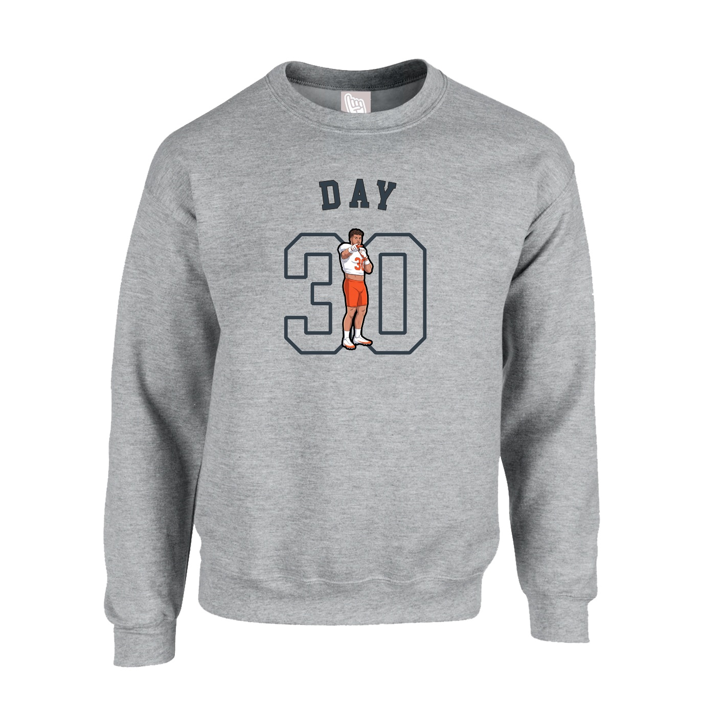 Fleece Crew — Shirsey Arch in Grey