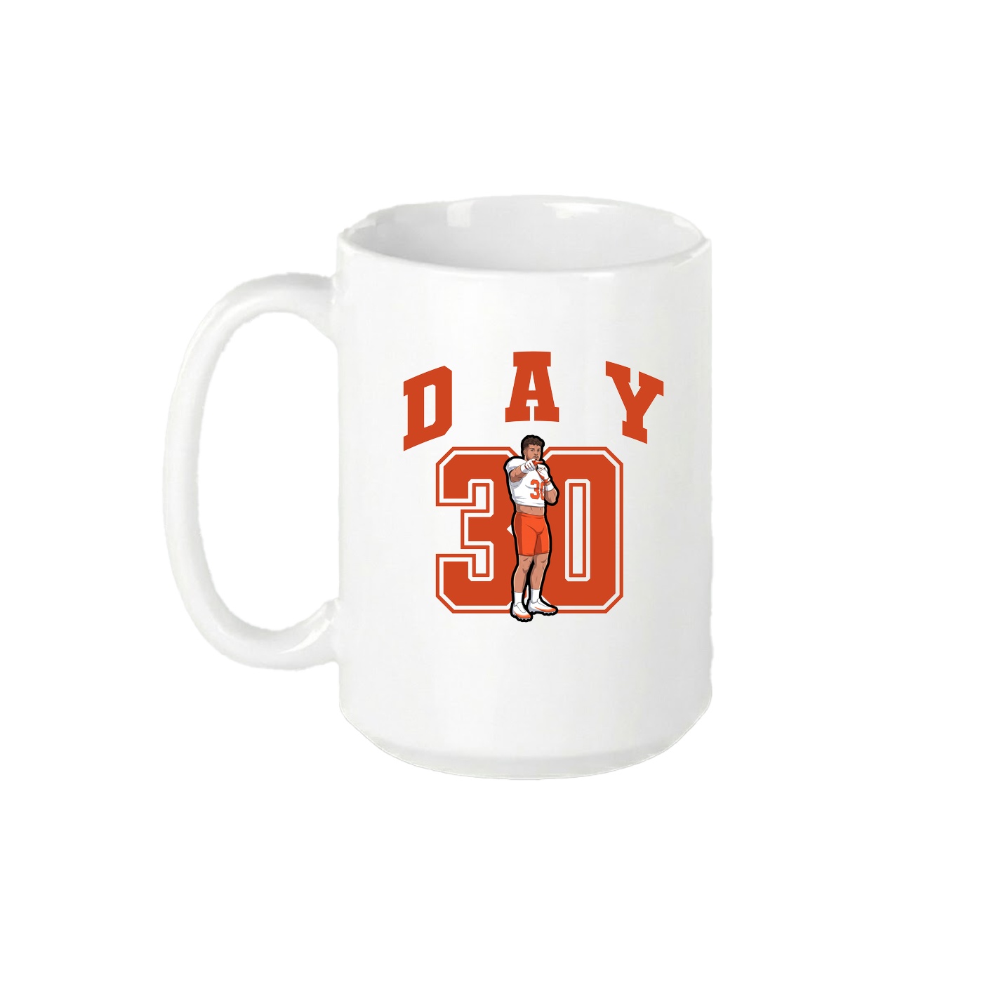 15oz Coffee Mug — Number in White