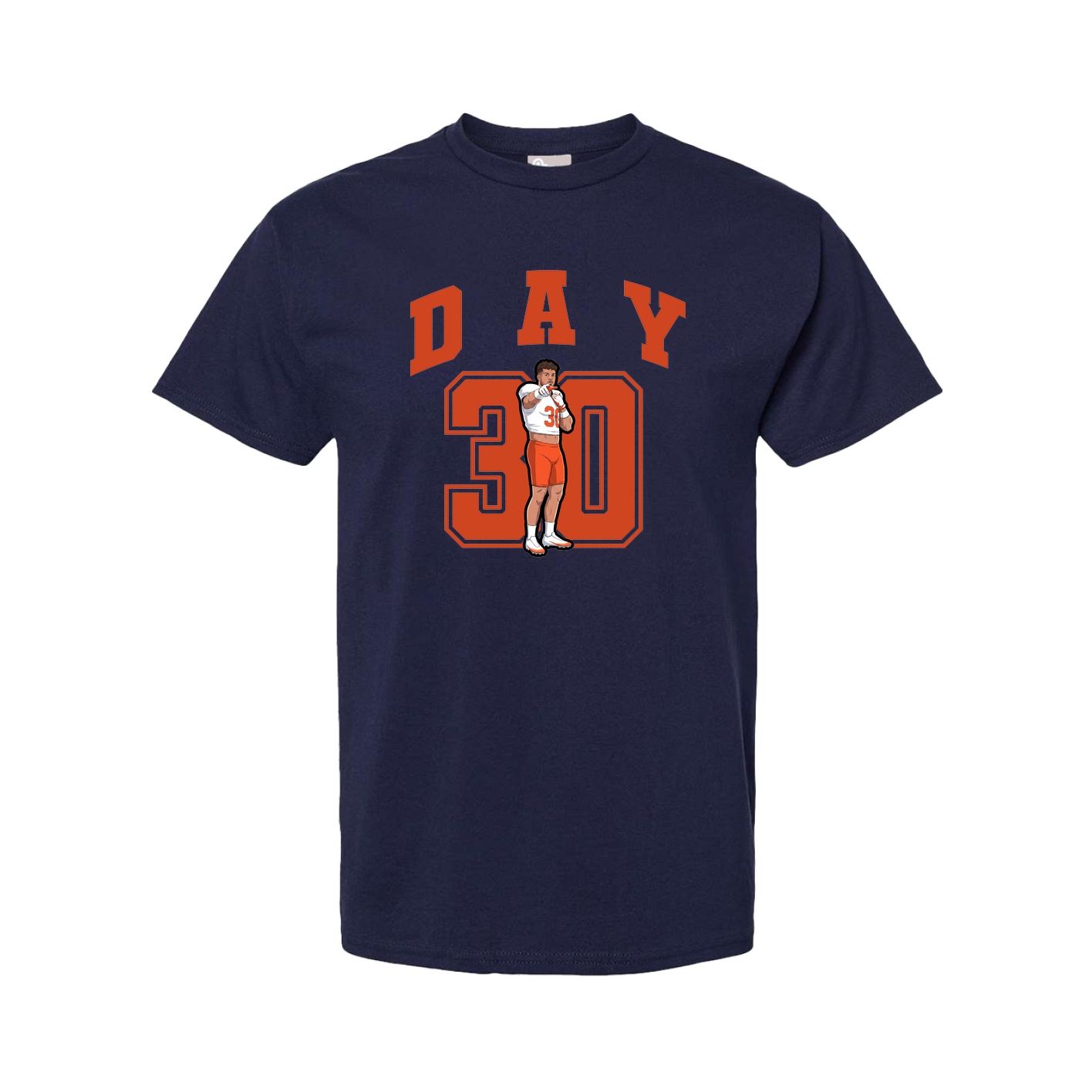 Tee — Number in Navy