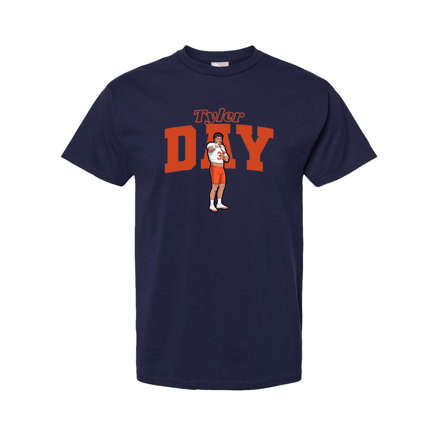 Youth Tee — Name Arch in Navy