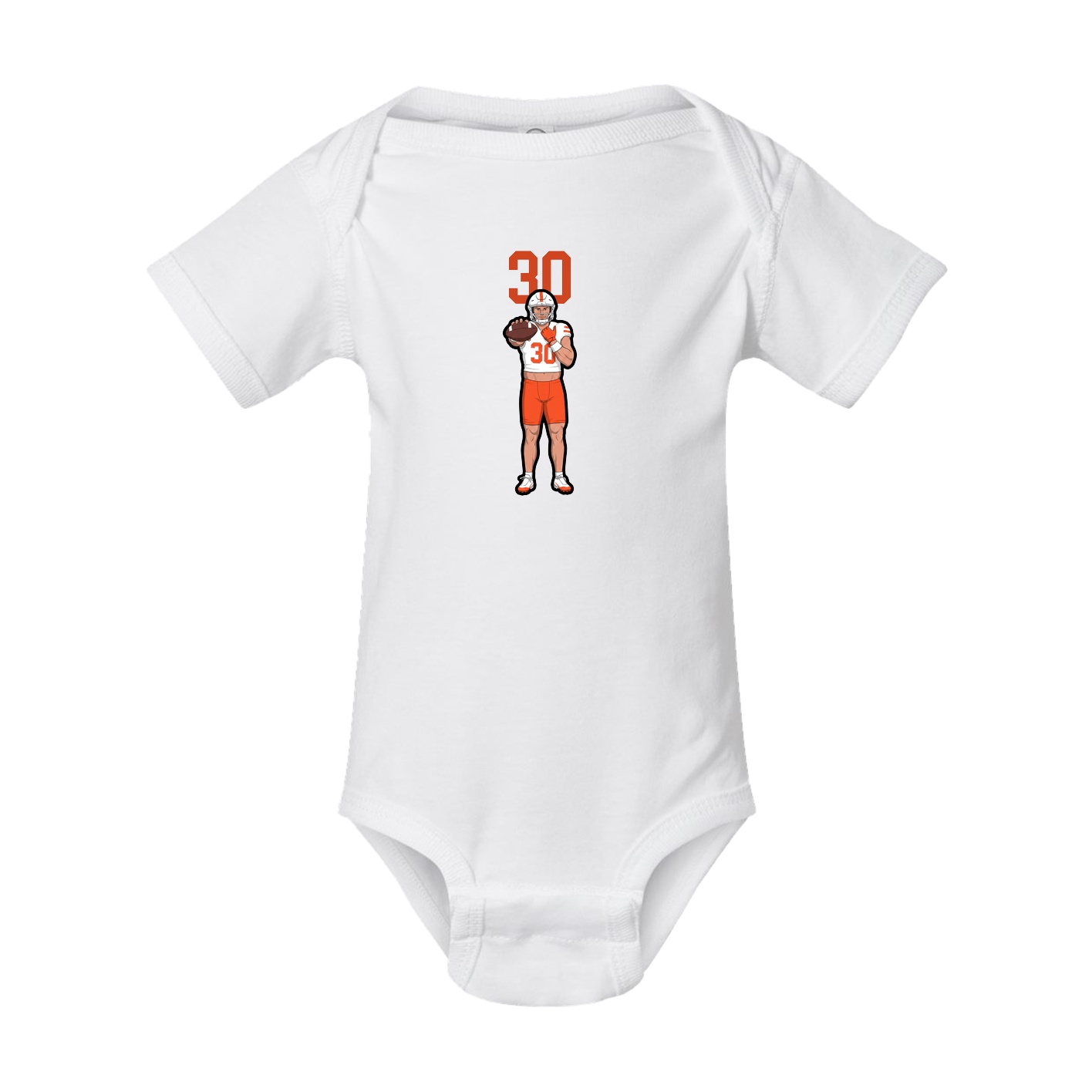 Baby Onesie — Number Top in White