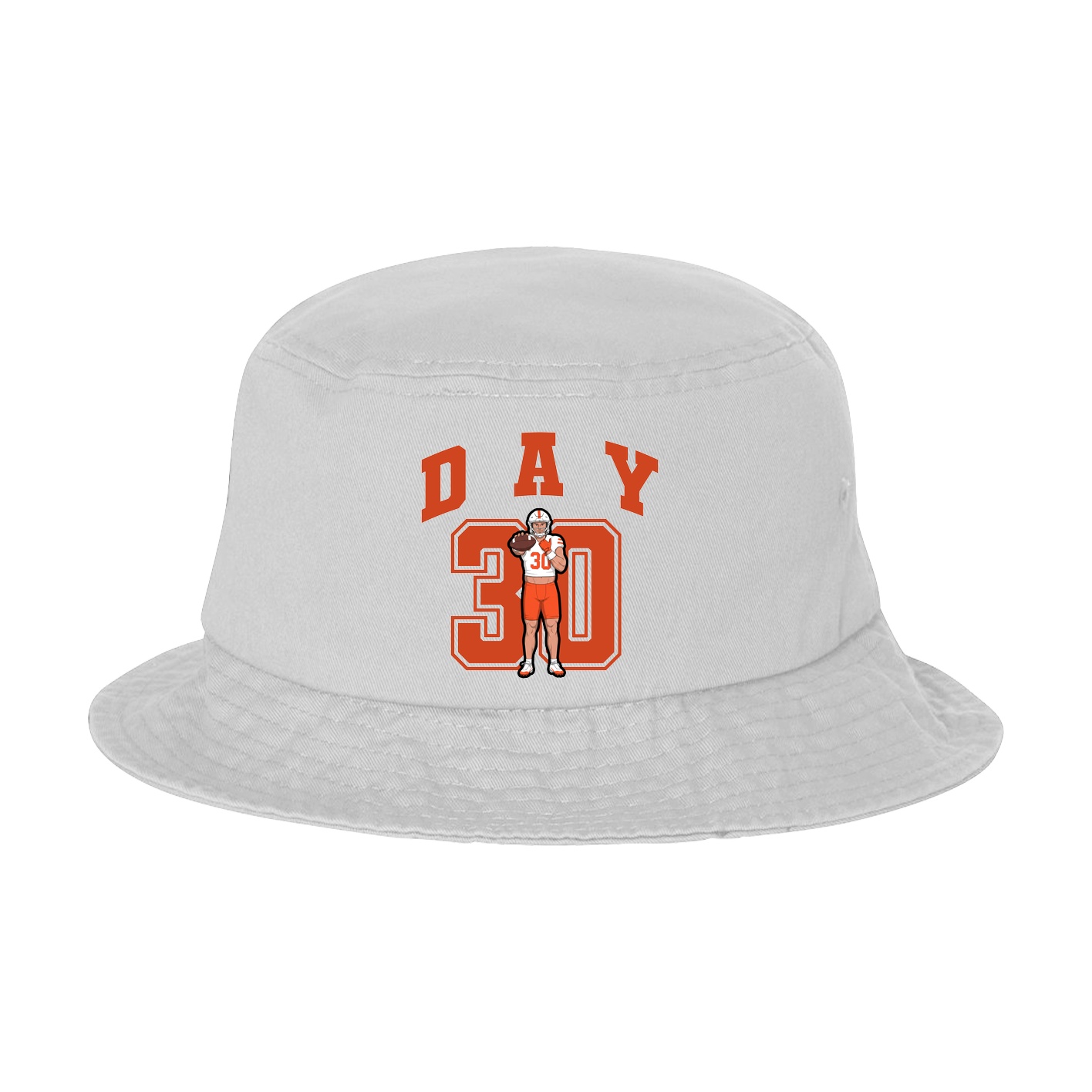 Bucket Cap — Number in White