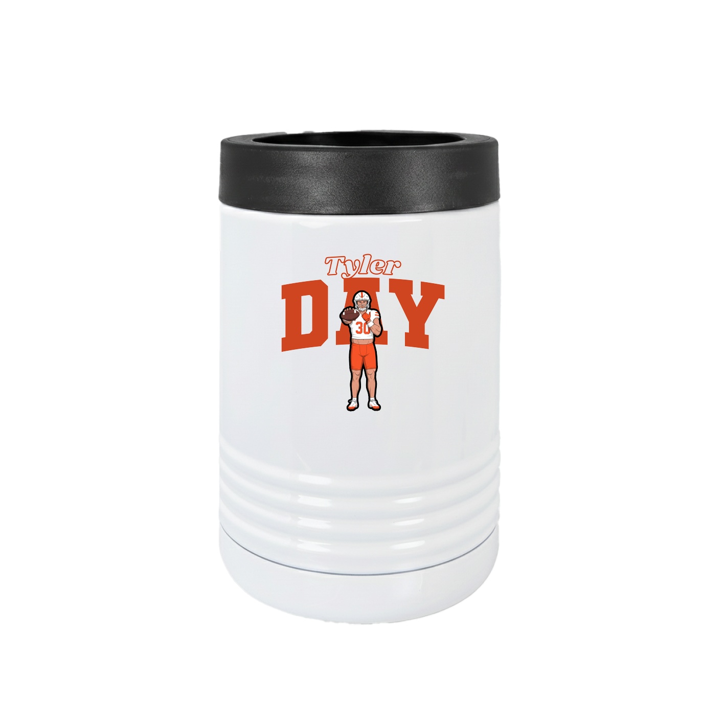 Beverage Holder — Name Arch in White